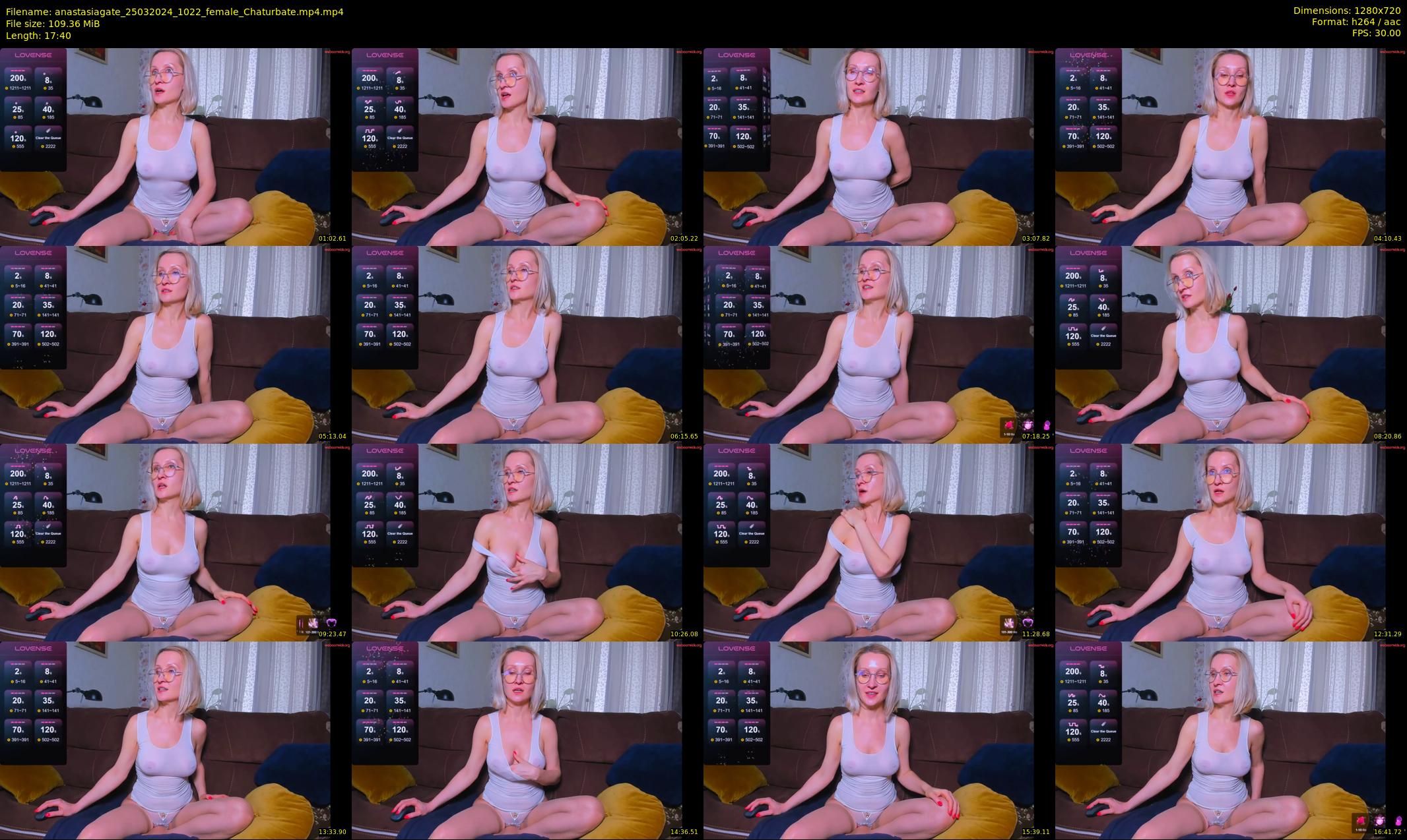 anastasiagate — 18 minute Chaturbate female cam show recording, 720p, Mar 25, 2024