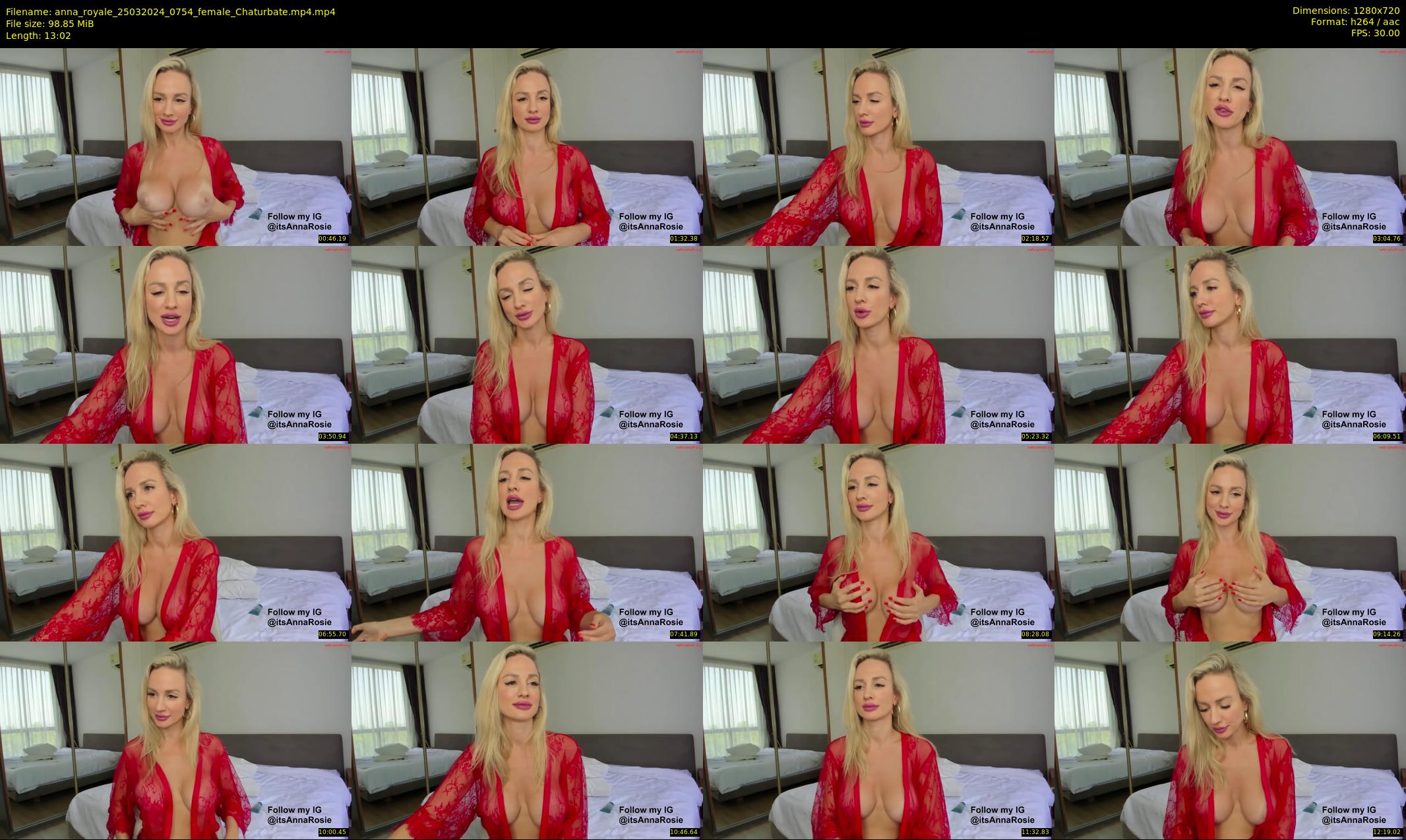 anna_royale — 14 minute Chaturbate female cam show recording, 720p, Mar 25, 2024