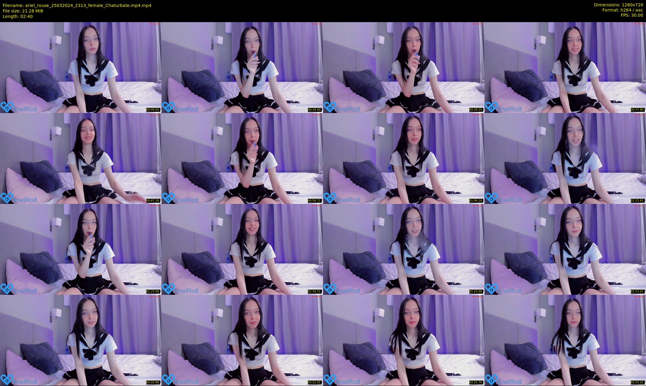 ariel_rouse — 3 minute Chaturbate female cam show recording, 720p, Mar 25, 2024