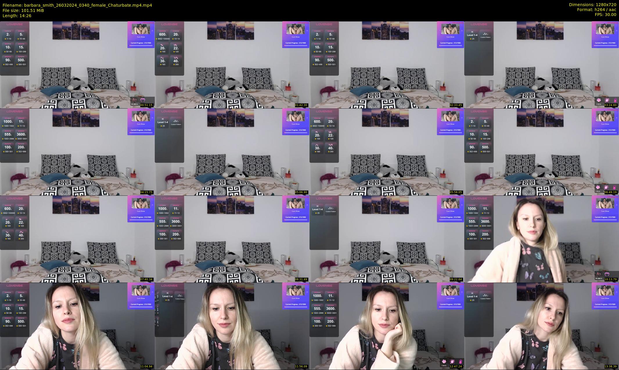 barbara_smith — 15 minute Chaturbate female cam show recording, 720p, Mar 26, 2024