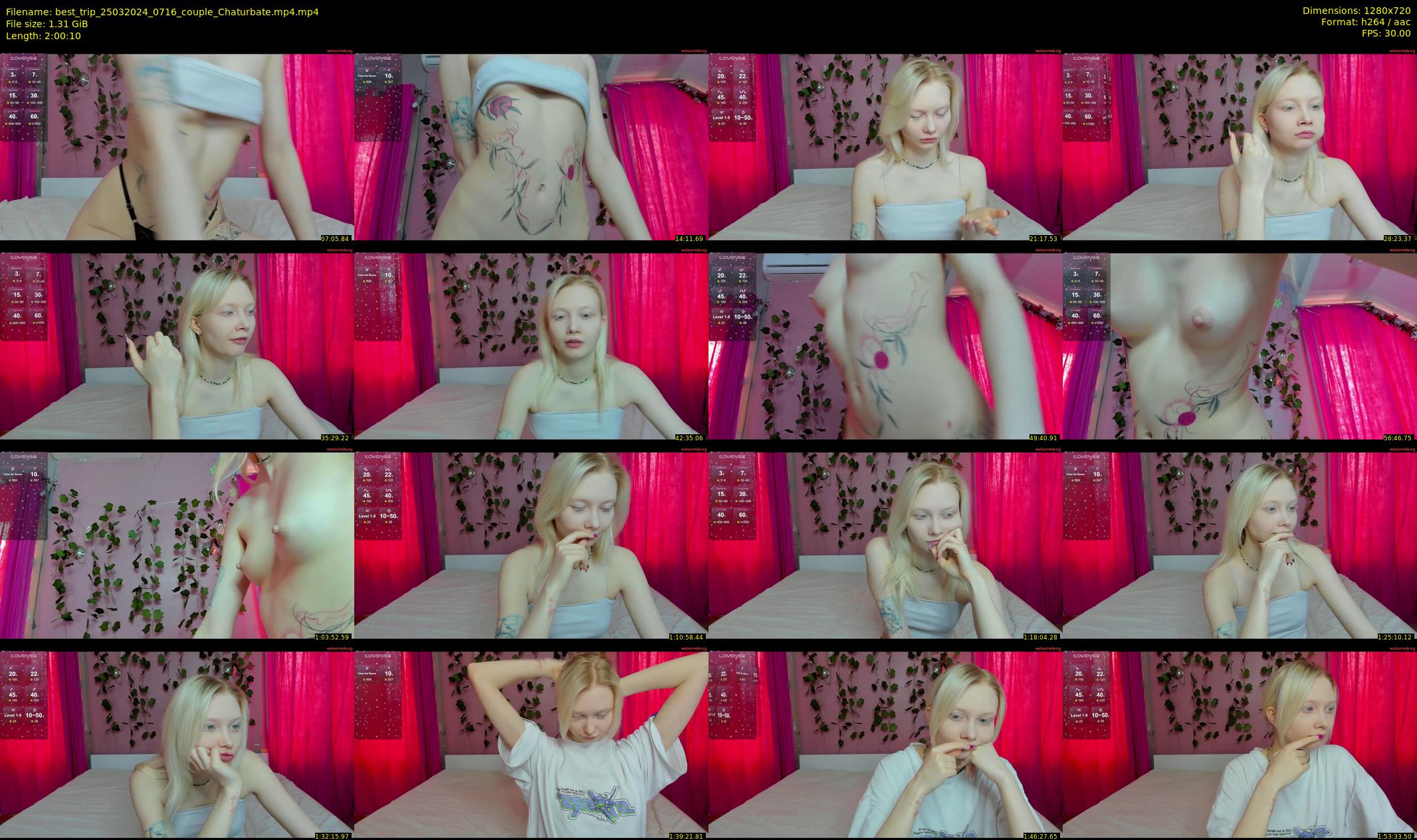 best_trip — 121 minute Chaturbate couple cam show recording, 720p, Mar 25, 2024