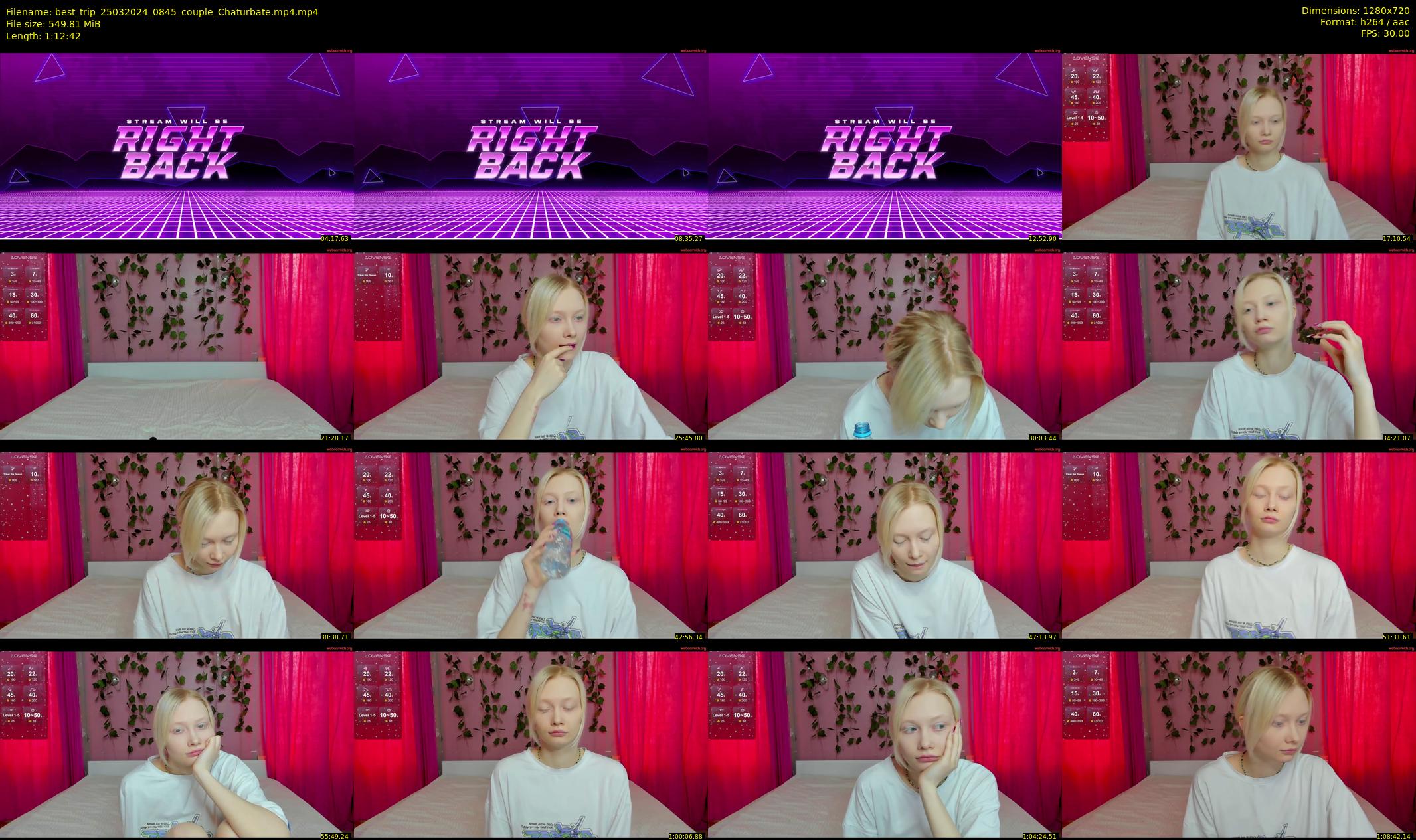 best_trip — 73 minute Chaturbate couple cam show recording, 720p, Mar 25, 2024