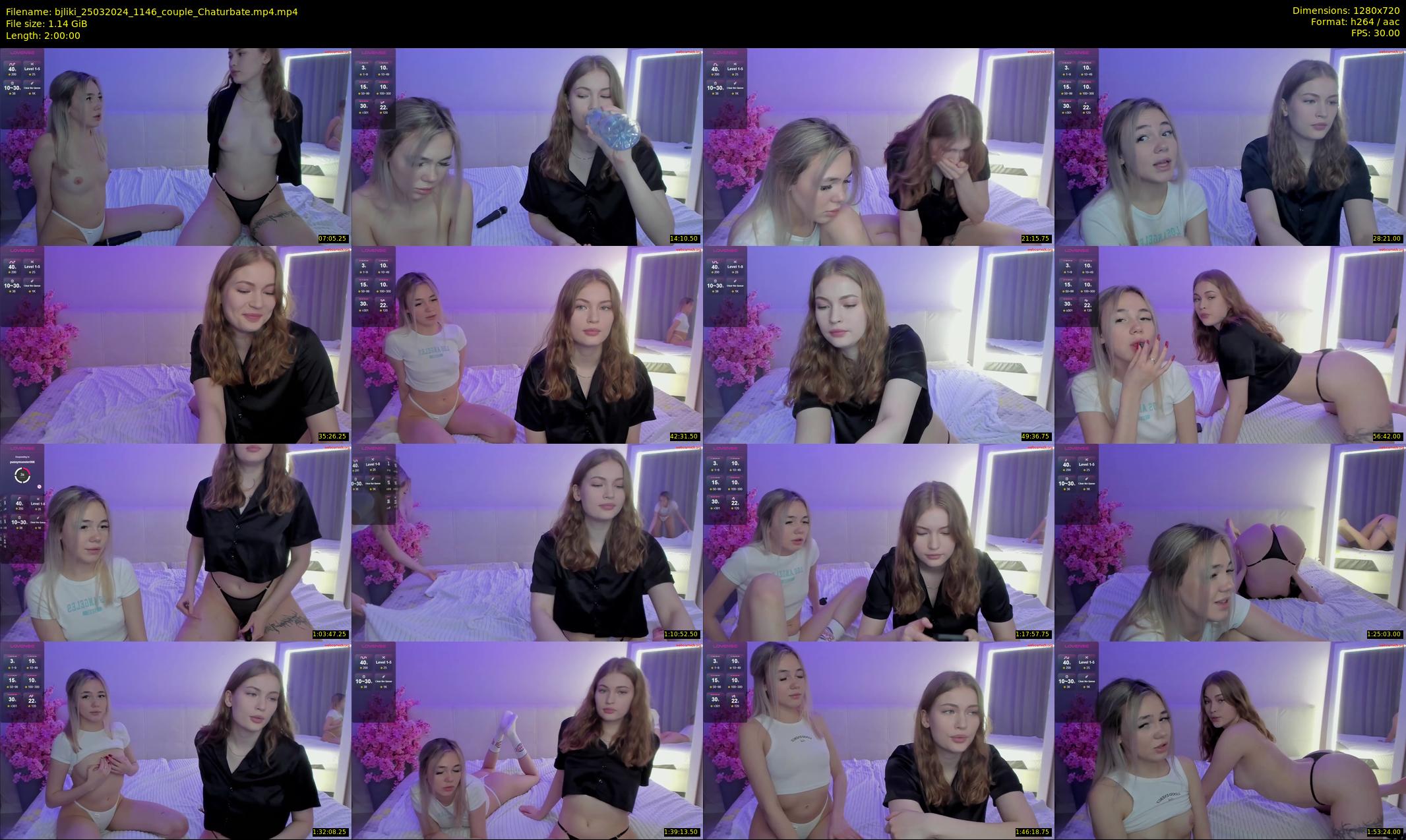 bjliki — 120 minute Chaturbate couple cam show recording, 720p, Mar 25, 2024