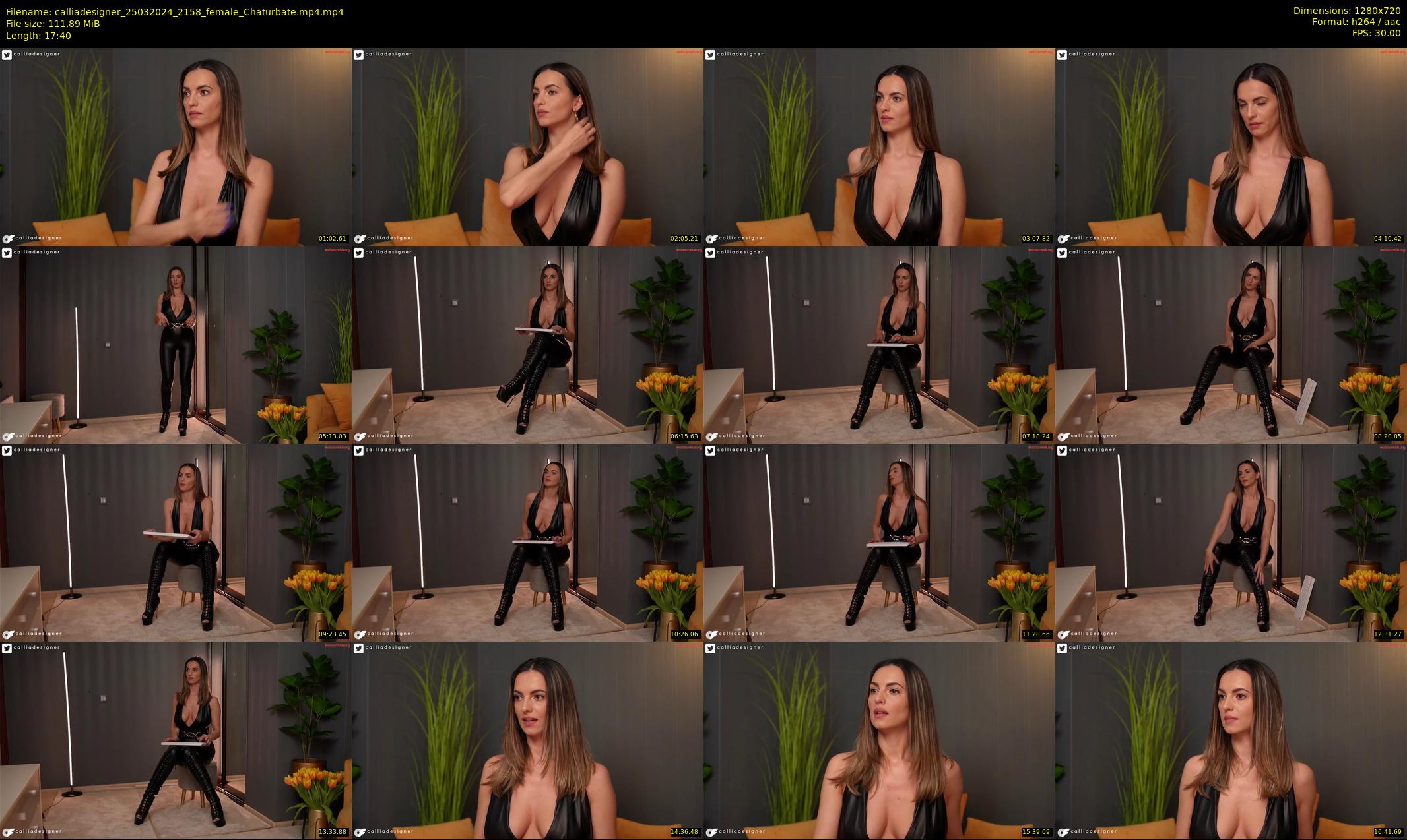 calliadesigner — 18 minute Chaturbate female cam show recording, 720p, Mar 25, 2024