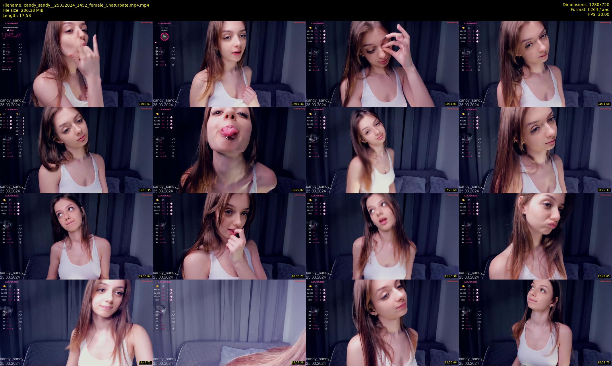 candy_sandy_ — 18 minute Chaturbate female cam show recording, 720p, Mar 25, 2024