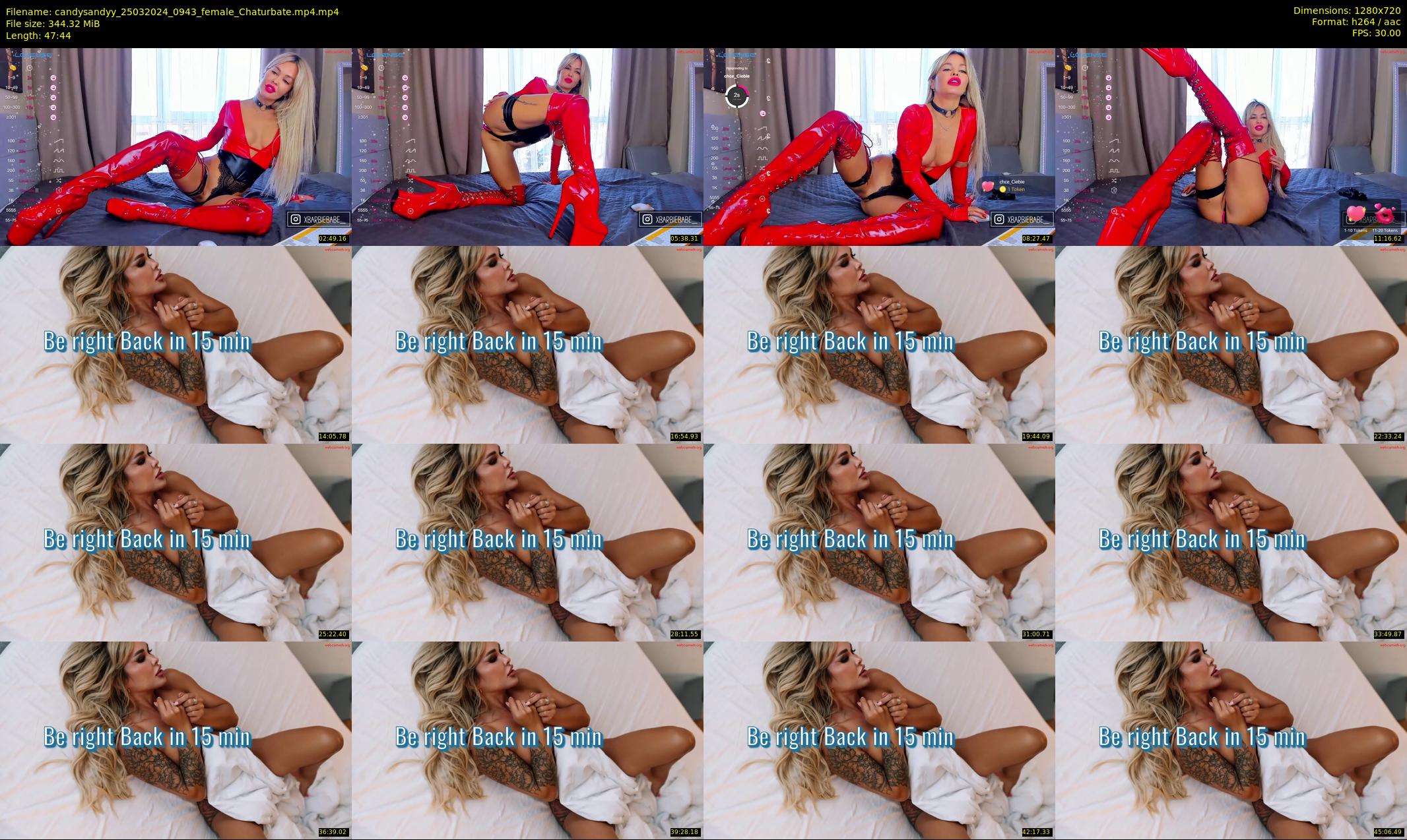 candysandyy — 48 minute Chaturbate female cam show recording, 720p, Mar 25, 2024