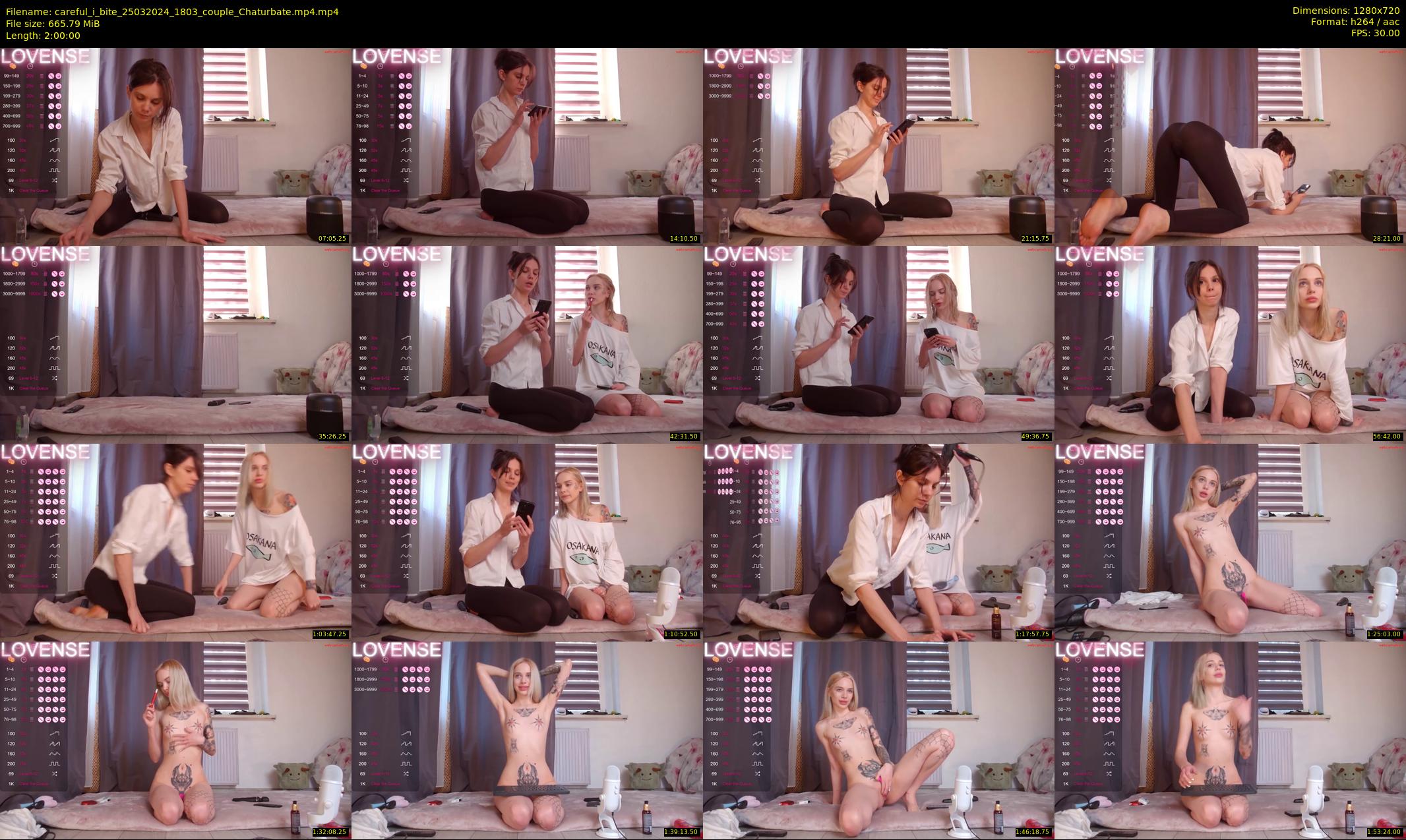 careful_i_bite — 120 minute Chaturbate female cam show recording, 720p, Mar 25, 2024