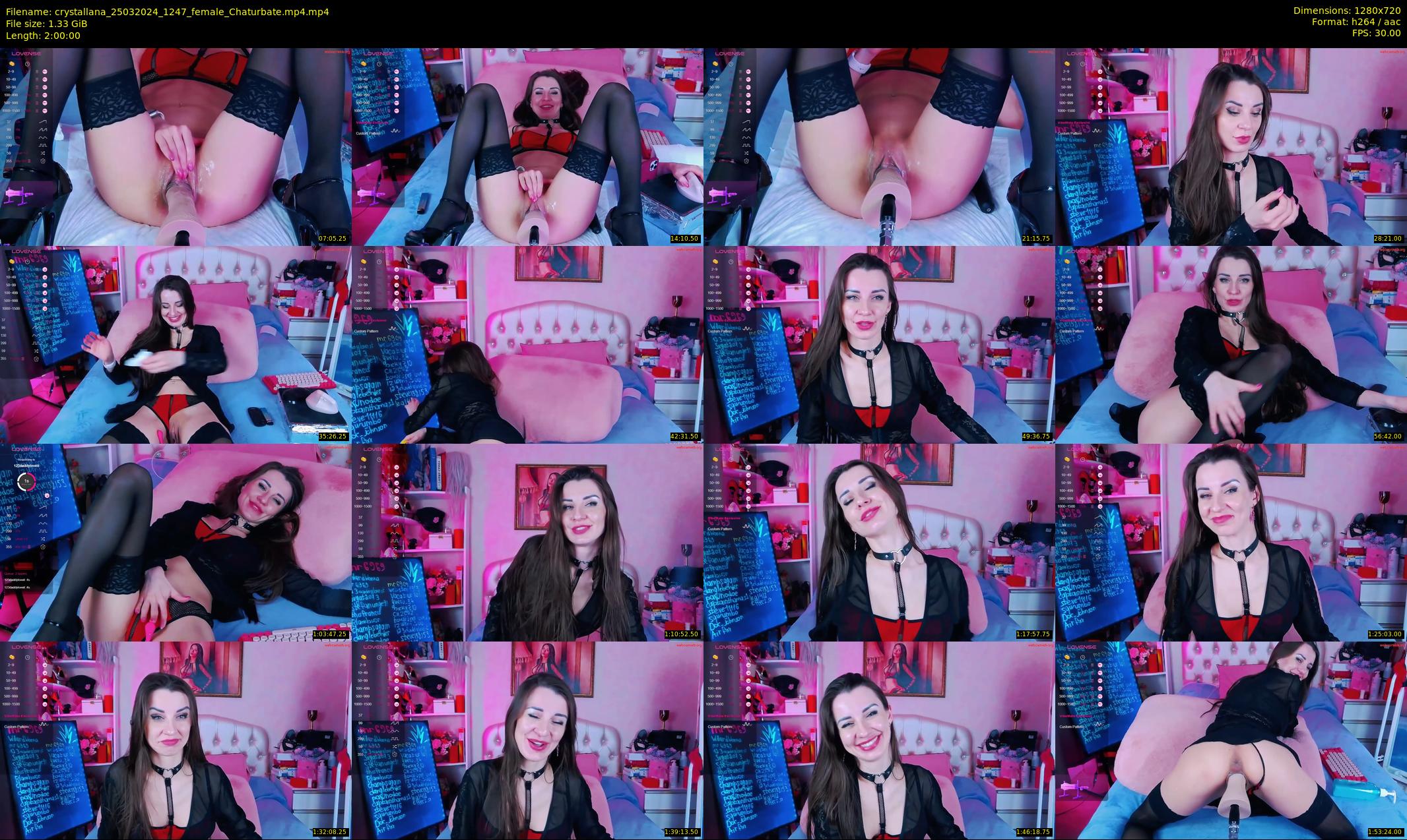 crystallana — 120 minute Chaturbate female cam show recording, 720p, Mar 25, 2024
