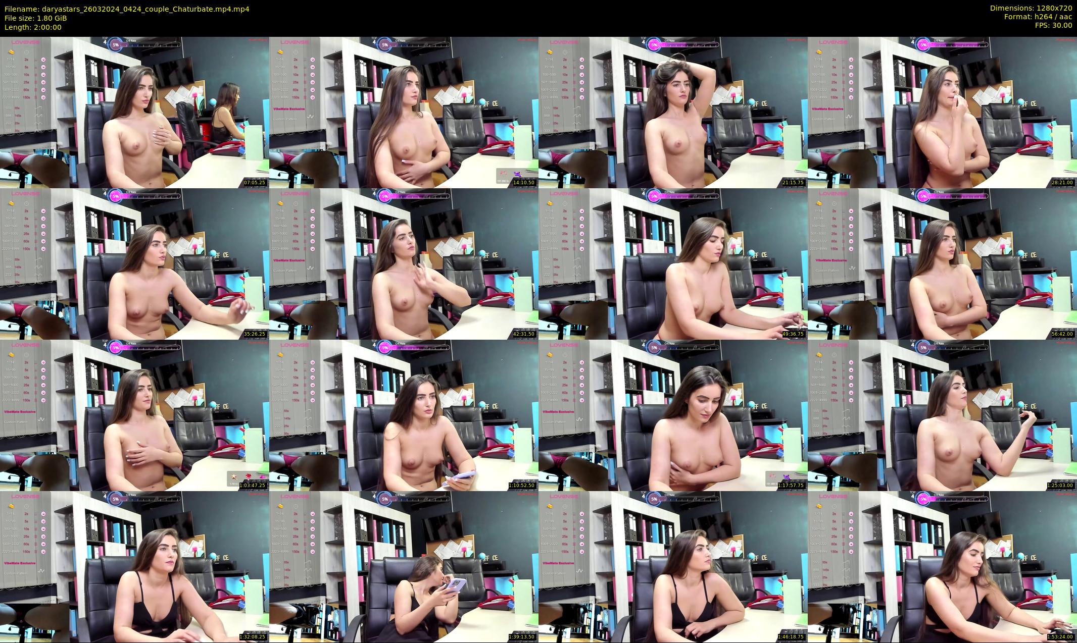 daryastars — 120 minute Chaturbate couple cam show recording, 720p, Mar 26, 2024