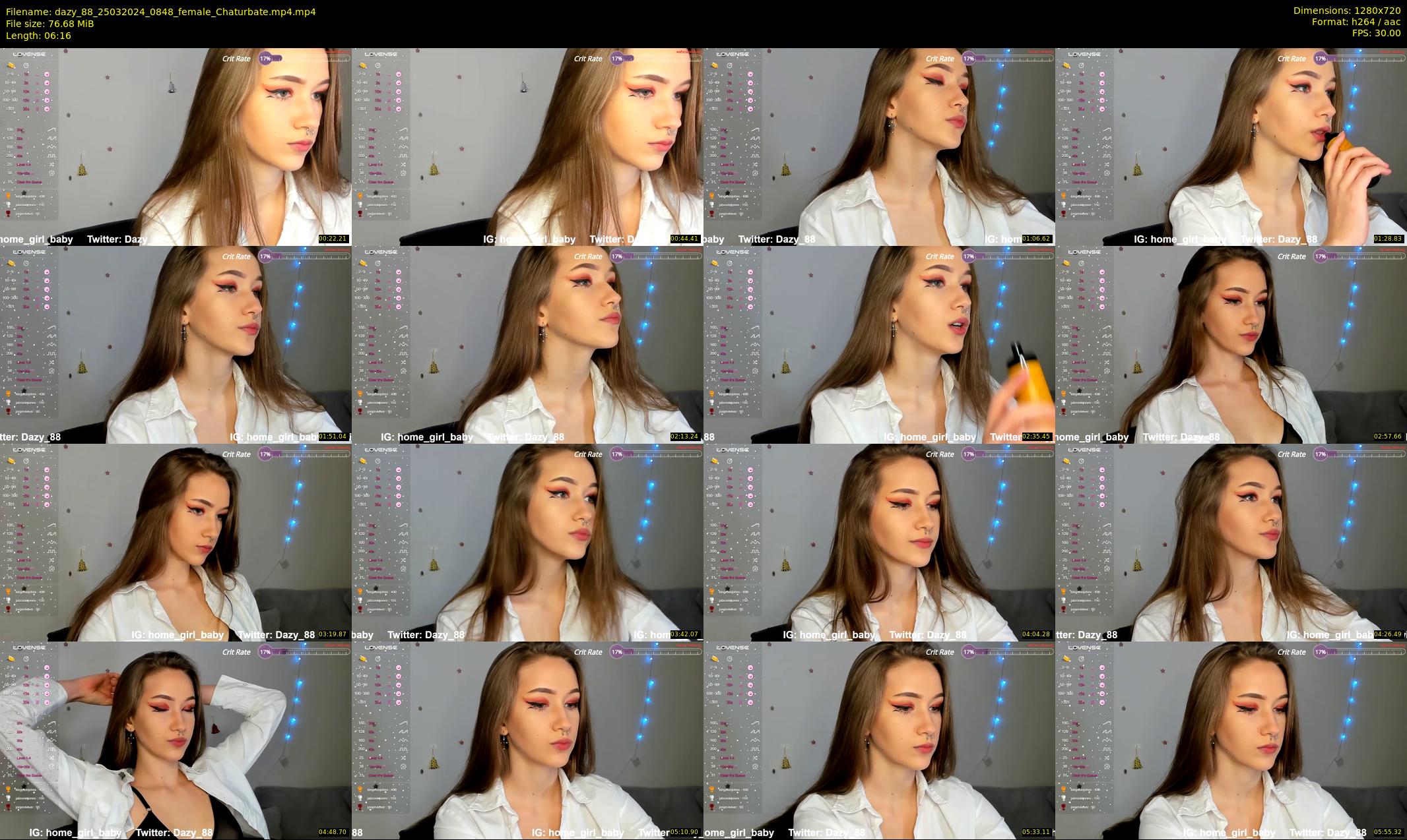 dazy_88 — 7 minute Chaturbate female cam show recording, 720p, Mar 25, 2024