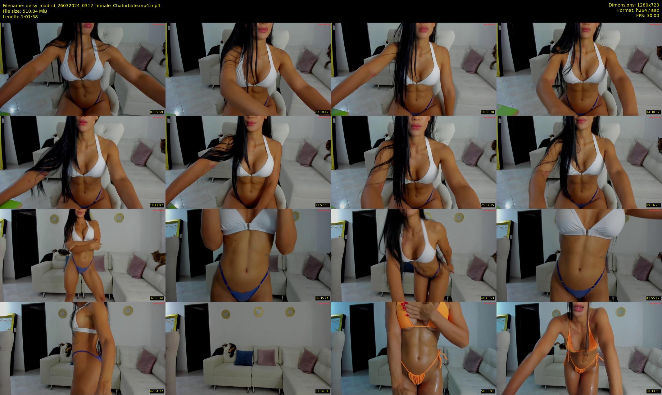 deisy_madrid — 62 minute Chaturbate female cam show recording, 720p, Mar 26, 2024
