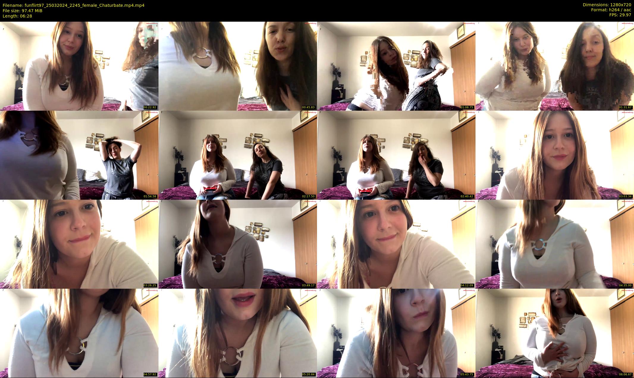 funflirt97 — 7 minute Chaturbate female cam show recording, 720p, Mar 25, 2024