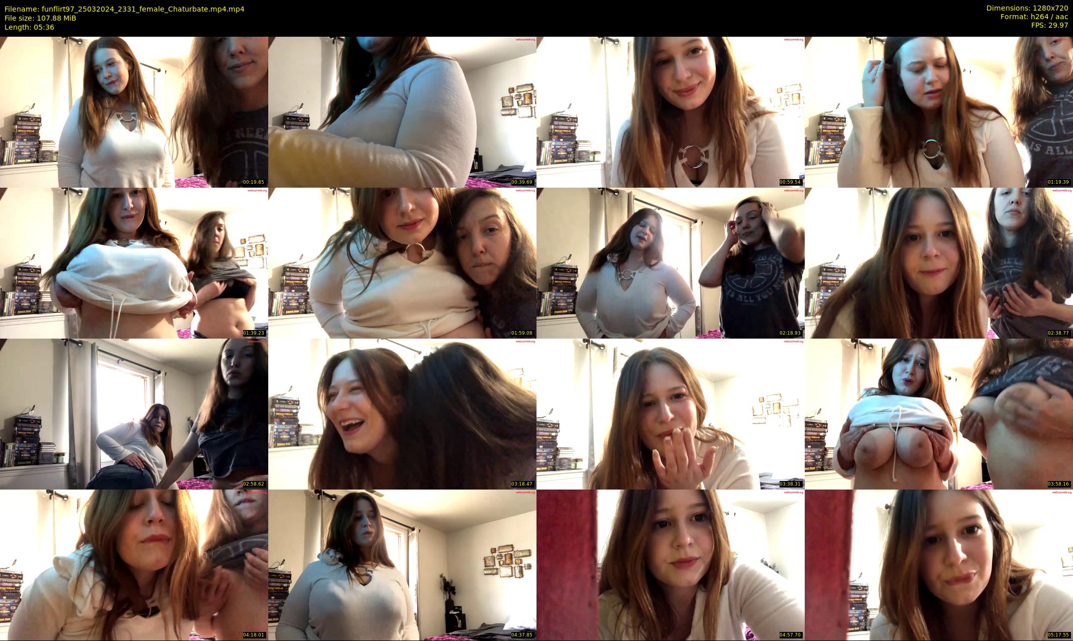 funflirt97 — 6 minute Chaturbate female cam show recording, 720p, Mar 25, 2024