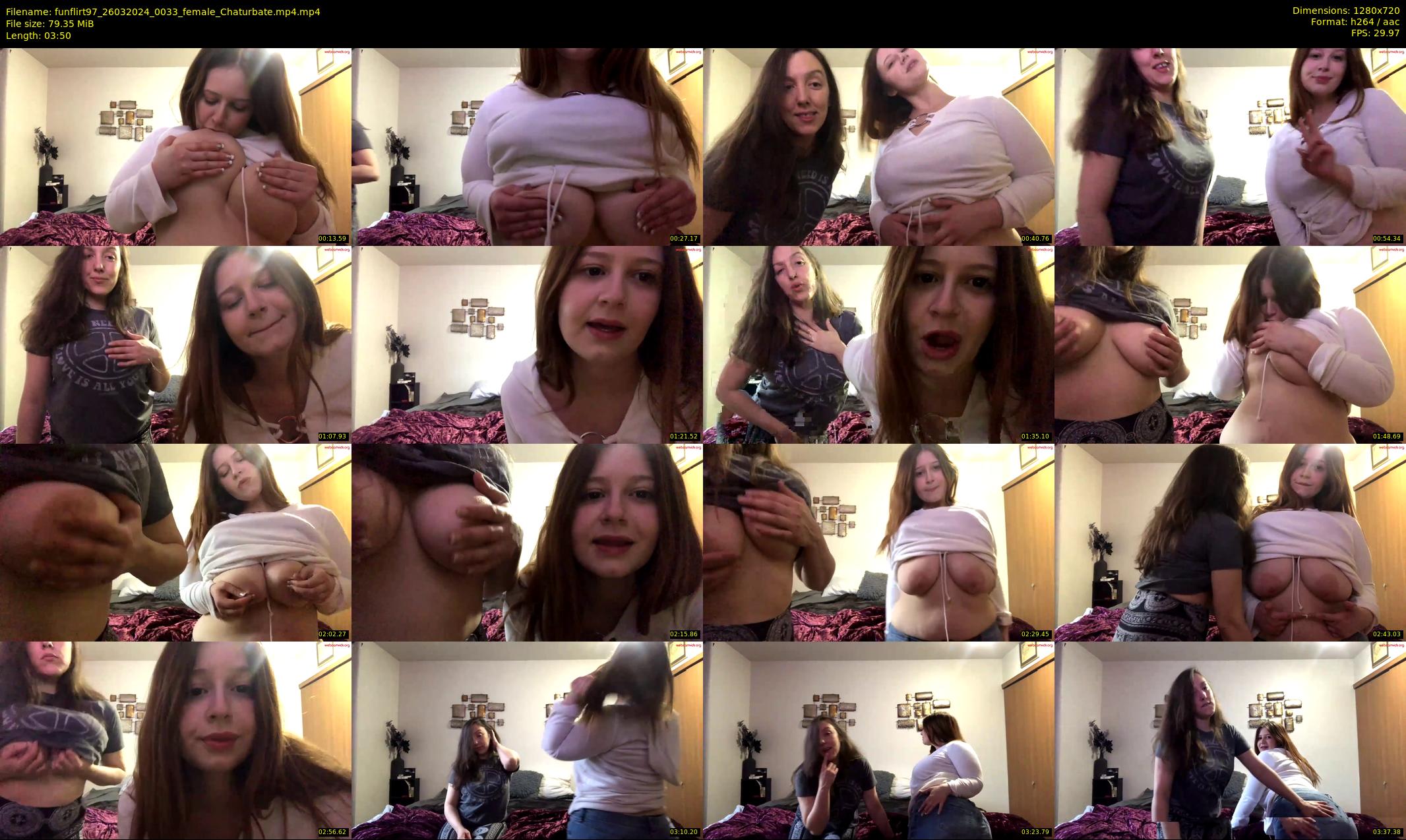 funflirt97 — 4 minute Chaturbate female cam show recording, 720p, Mar 26, 2024