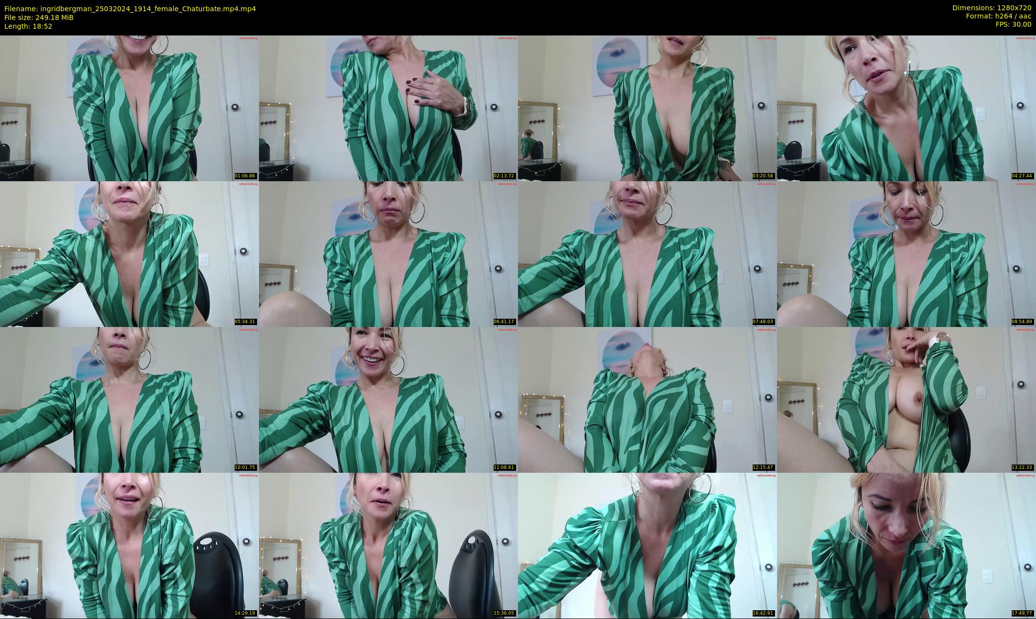 ingridbergman — 19 minute Chaturbate female cam show recording, 720p, Mar 25, 2024