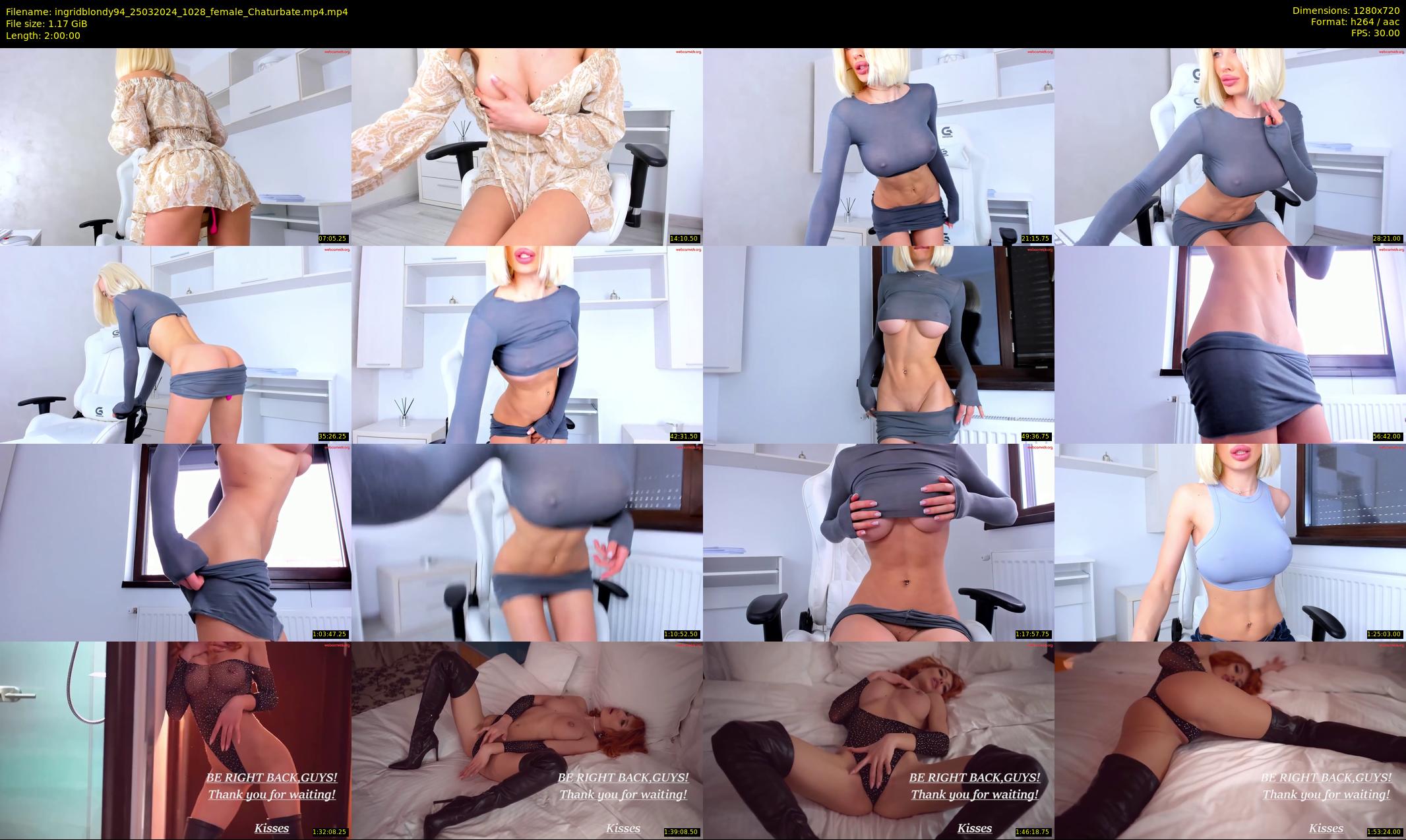ingridblondy94 — 120 minute Chaturbate female cam show recording, 720p, Mar 25, 2024