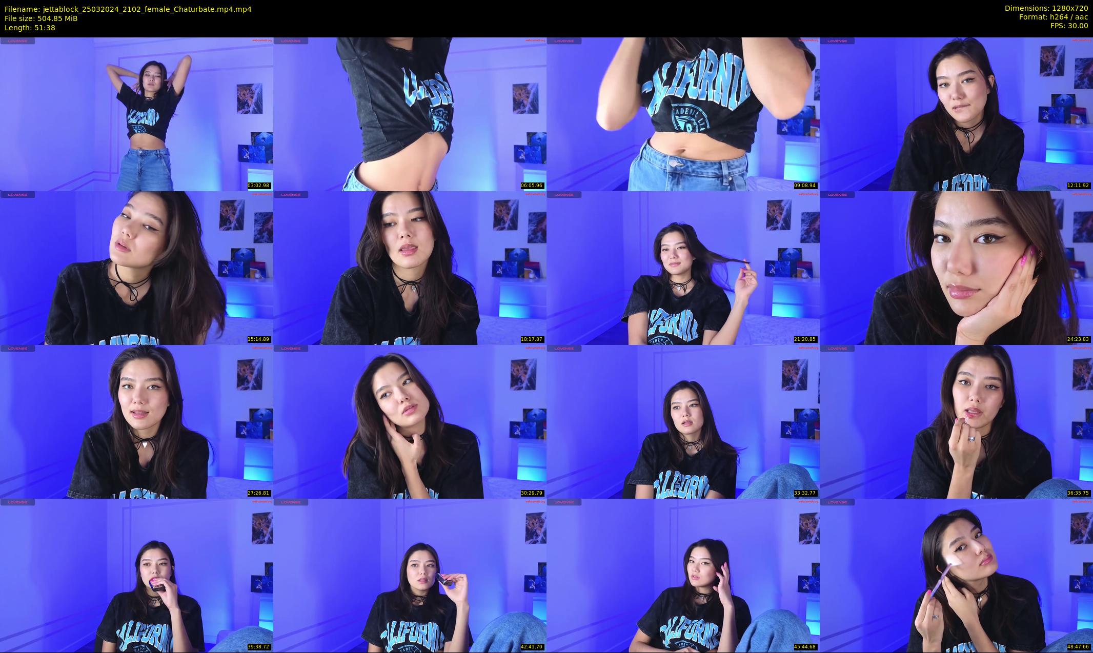jettablock — 52 minute Chaturbate female cam show recording, 720p, Mar 25, 2024