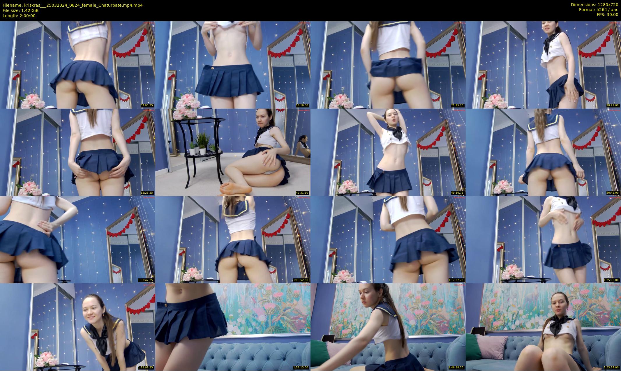 kriskras__ — 120 minute Chaturbate female cam show recording, 720p, Mar 25, 2024