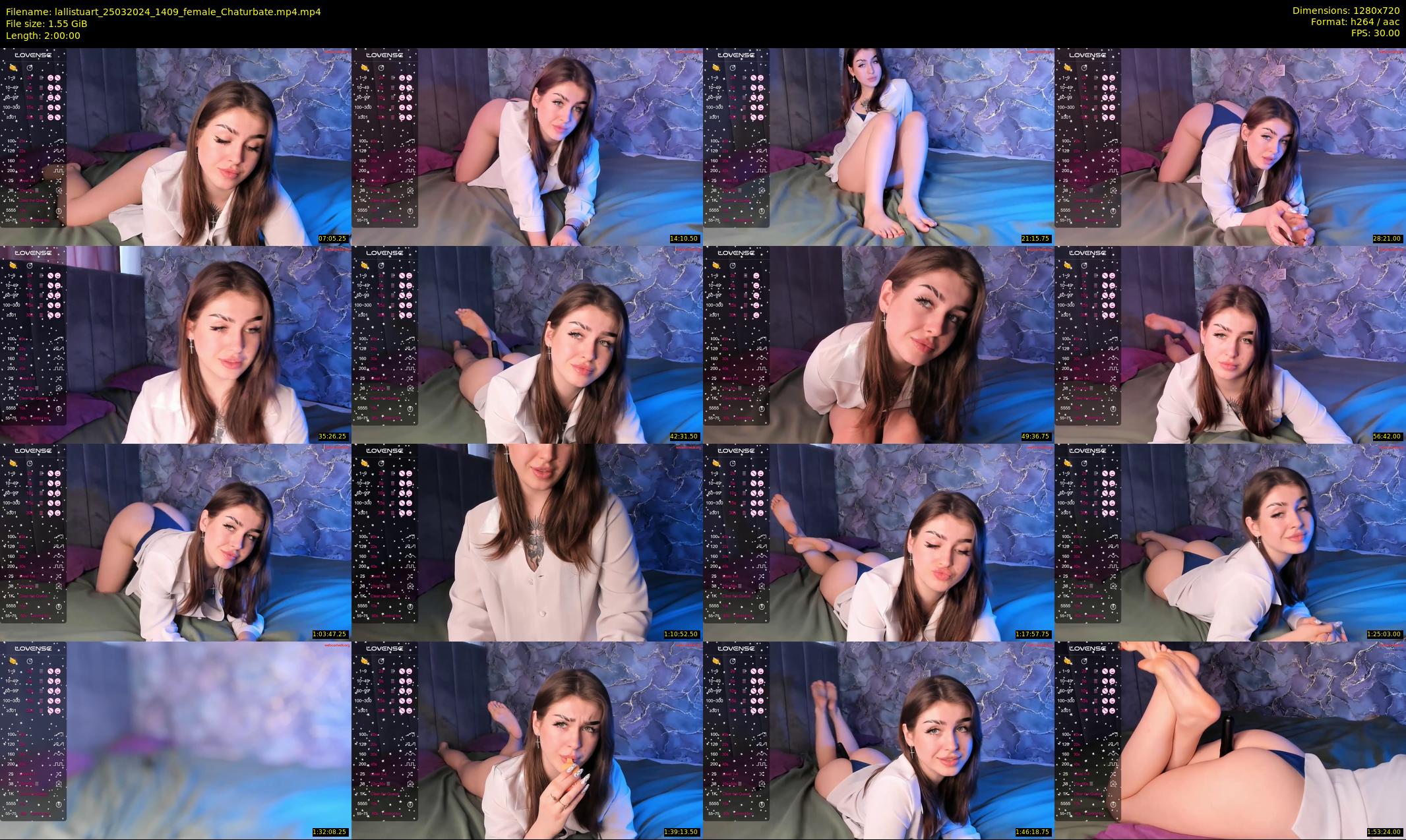 lallistuart — 120 minute Chaturbate female cam show recording, 720p, Mar 25, 2024