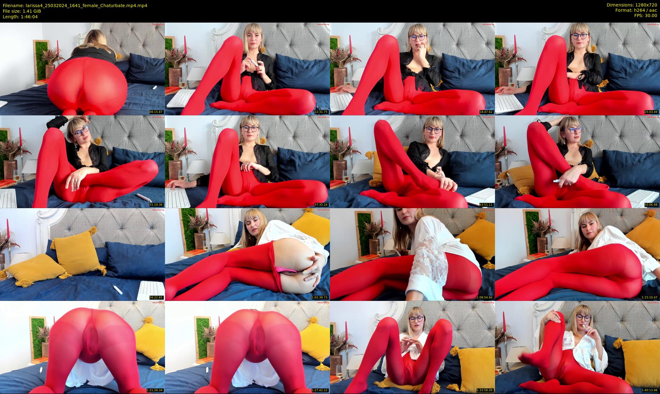 larissa4 — 107 minute Chaturbate female cam show recording, 720p, Mar 25, 2024