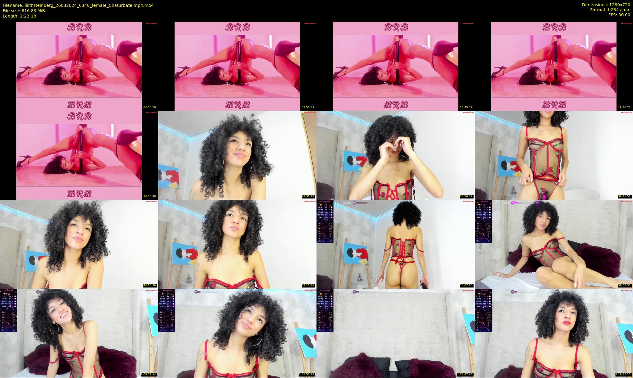 lilithsteinberg — 84 minute Chaturbate female cam show recording, 720p, Mar 26, 2024