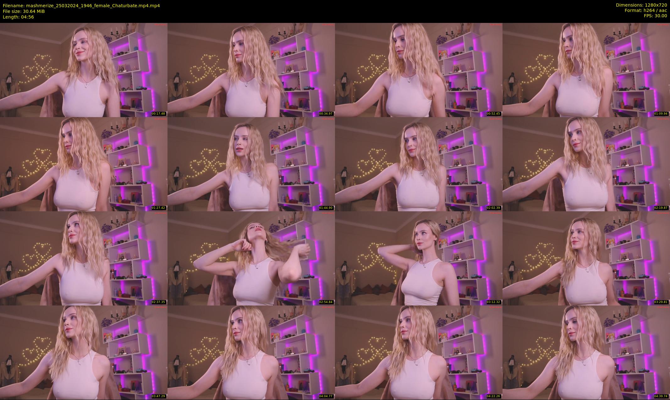 mashmerize — 5 minute Chaturbate female cam show recording, 720p, Mar 25, 2024