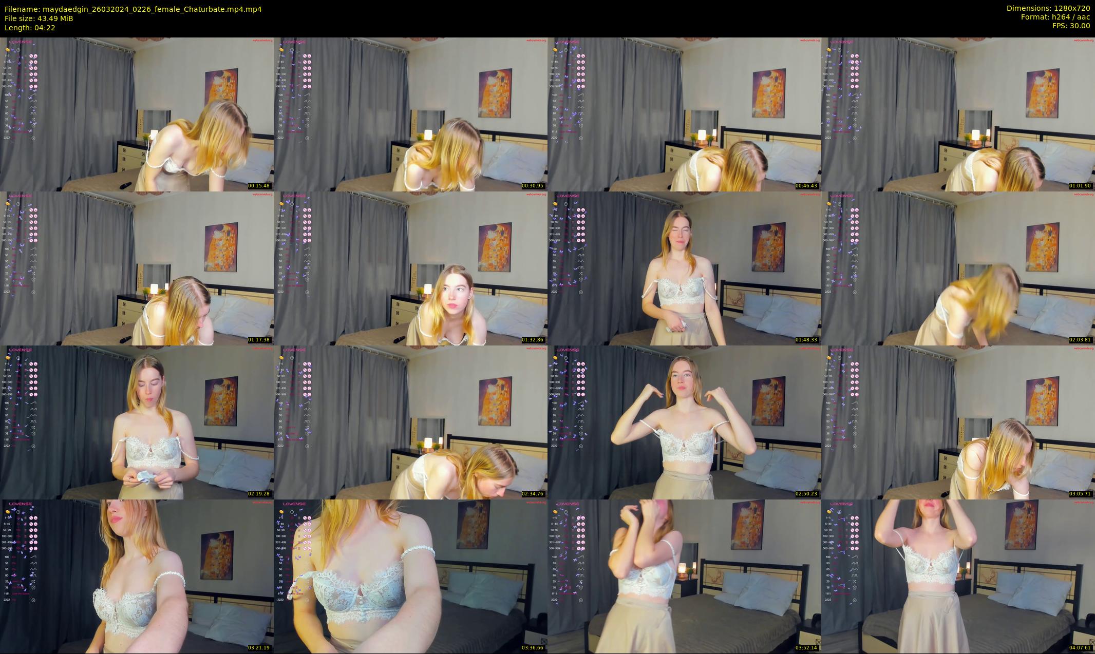 maydaedgin — 5 minute Chaturbate female cam show recording, 720p, Mar 26, 2024