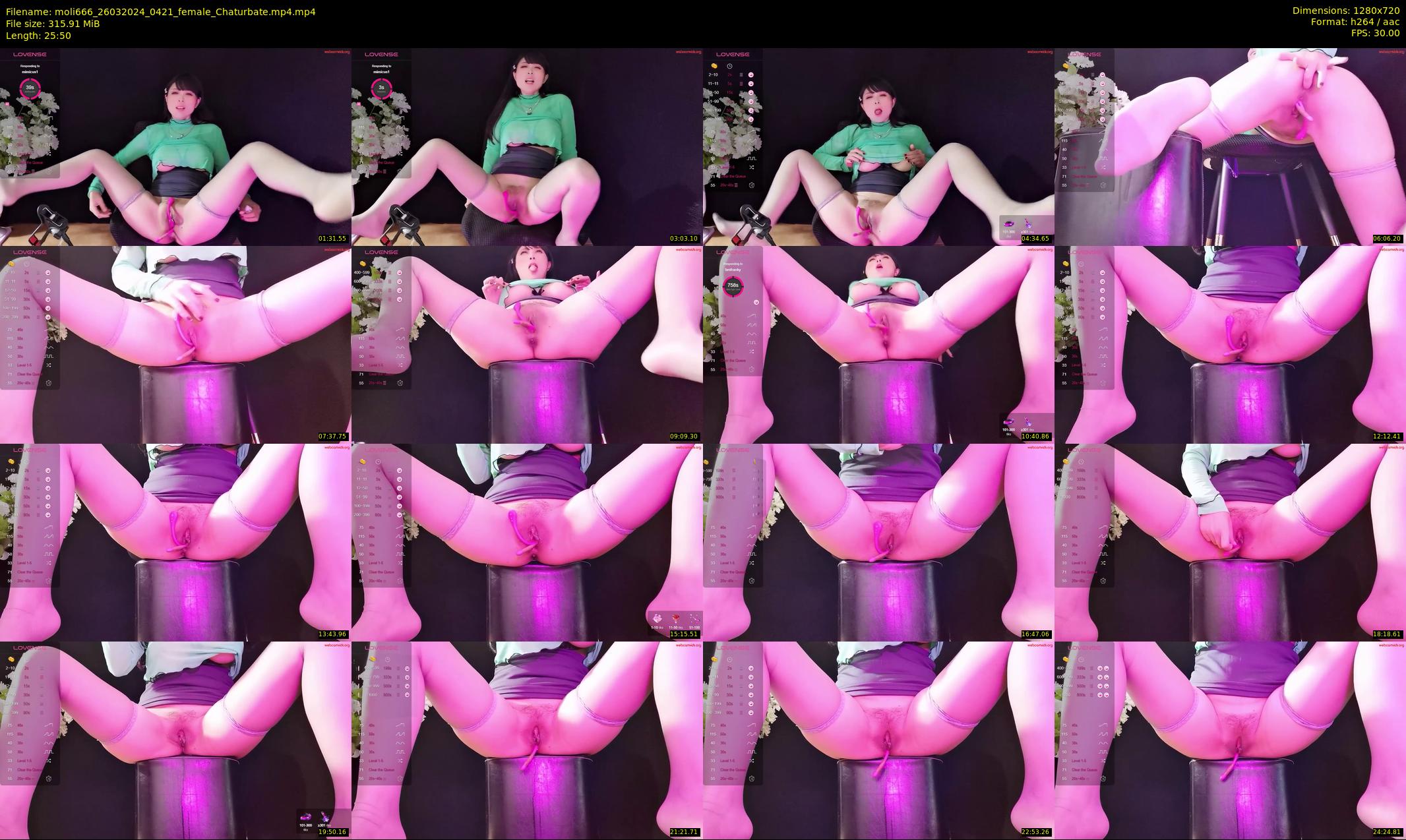moli666 — 26 minute Chaturbate female cam show recording, 720p, Mar 26, 2024