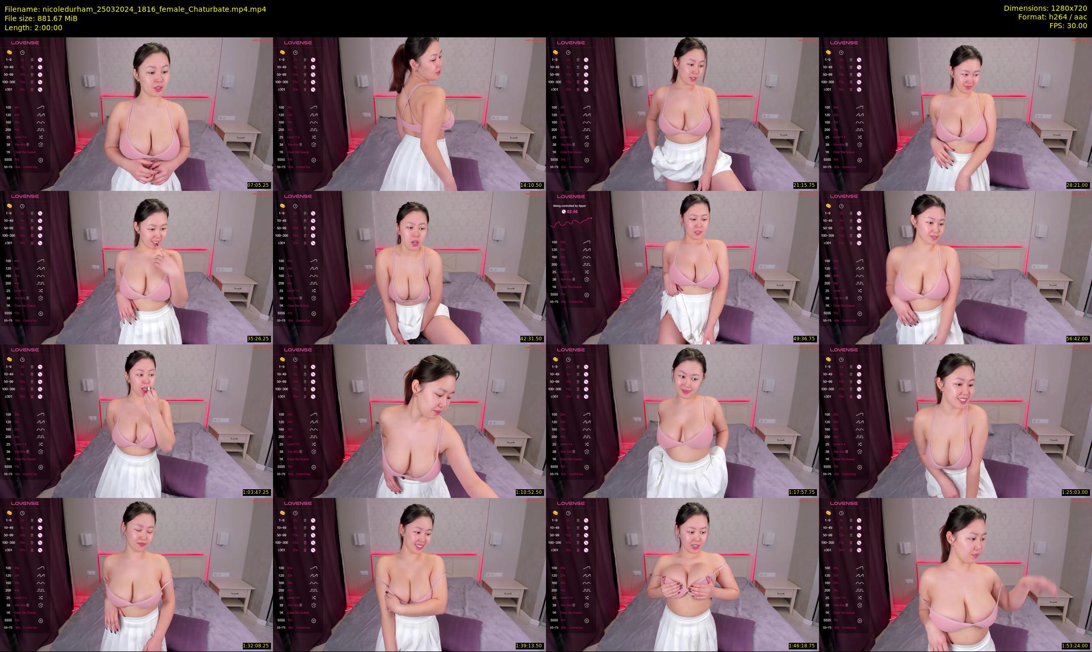 nicoledurham — 120 minute Chaturbate female cam show recording, 720p, Mar 25, 2024