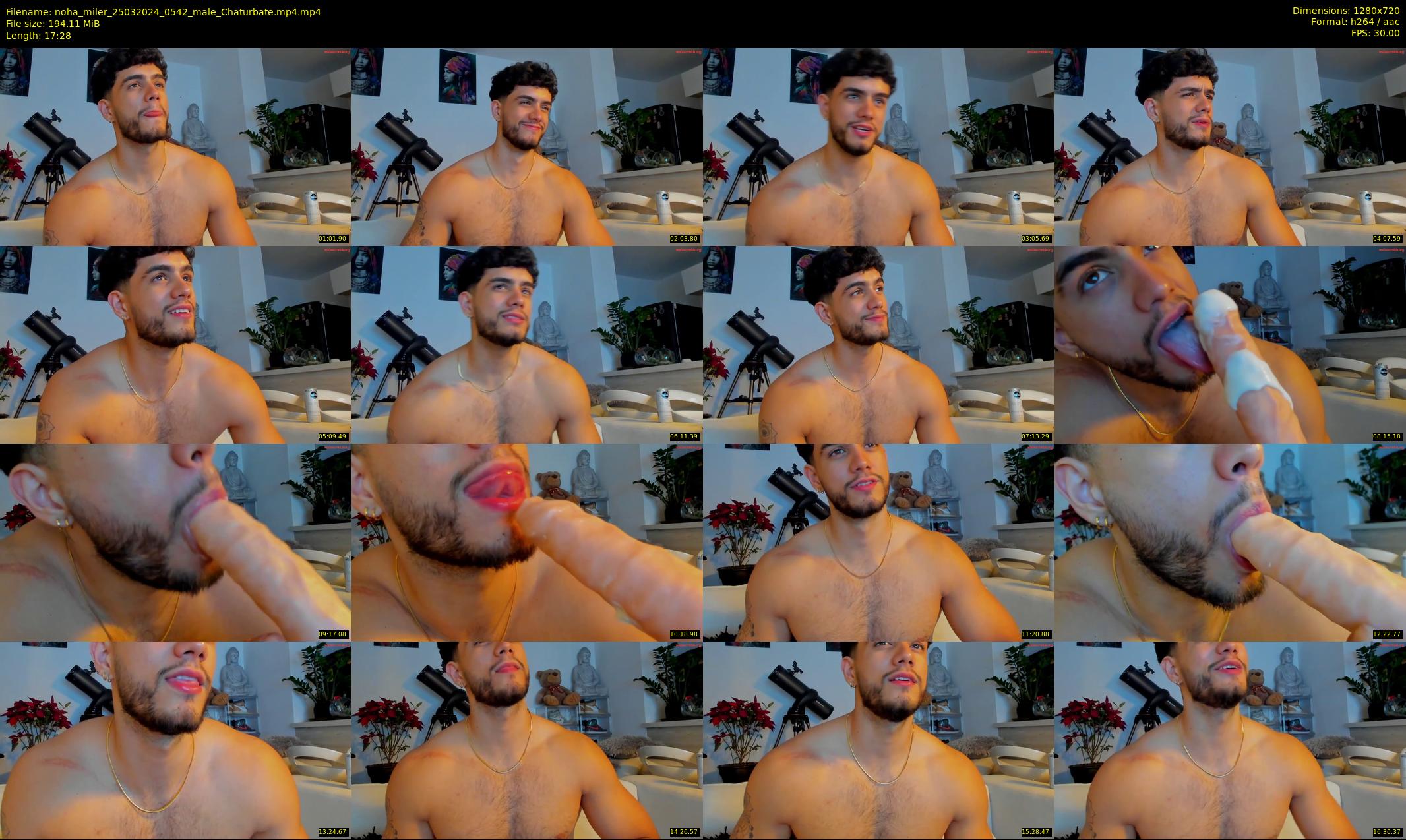 noha_miler — 18 minute Chaturbate male cam show recording, 720p, Mar 25, 2024