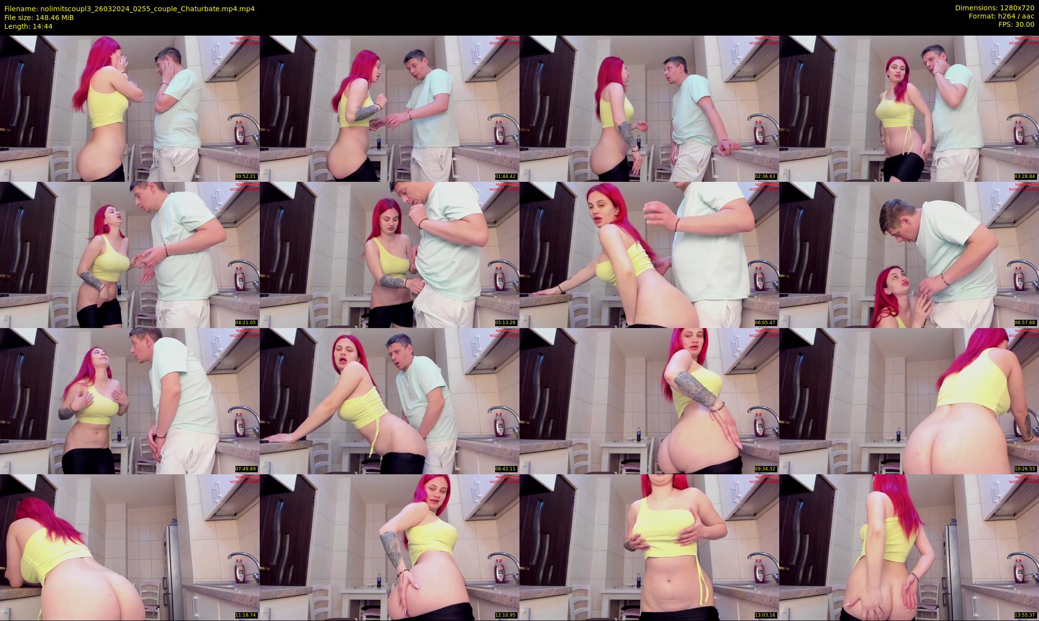 nolimitscoupl3 — 15 minute Chaturbate couple cam show recording, 720p, Mar 26, 2024