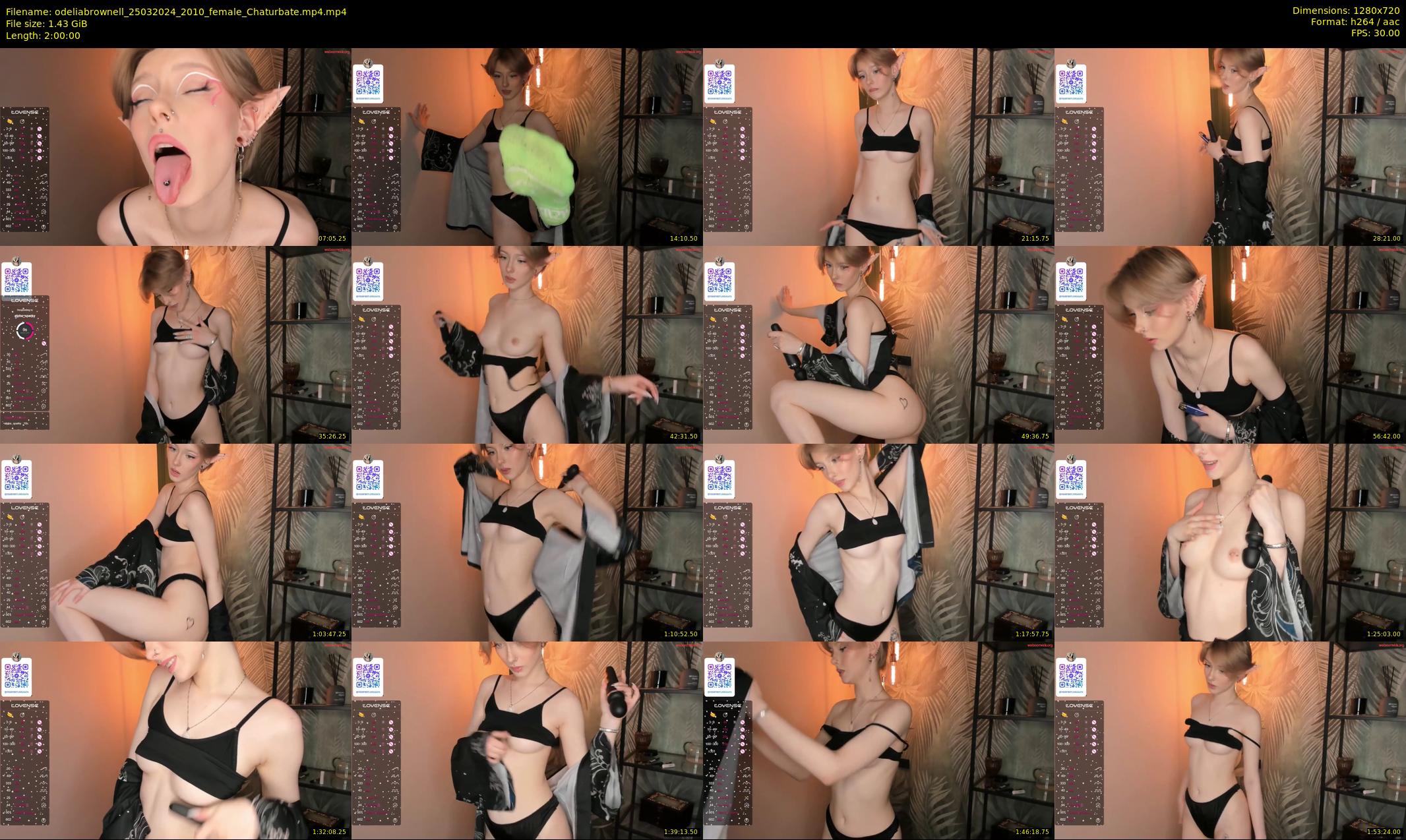 odeliabrownell — 120 minute Chaturbate female cam show recording, 720p, Mar 25, 2024