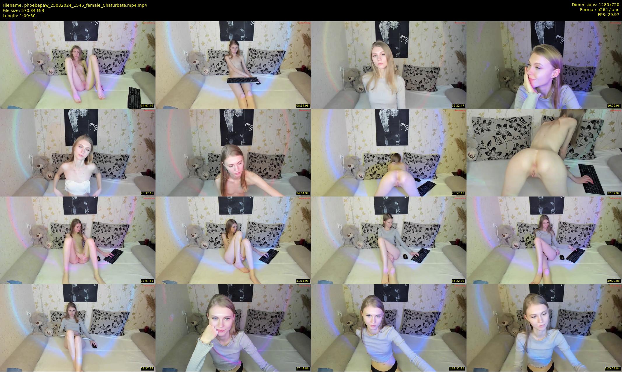 phoebepaw — 70 minute Chaturbate female cam show recording, 720p, Mar 25, 2024