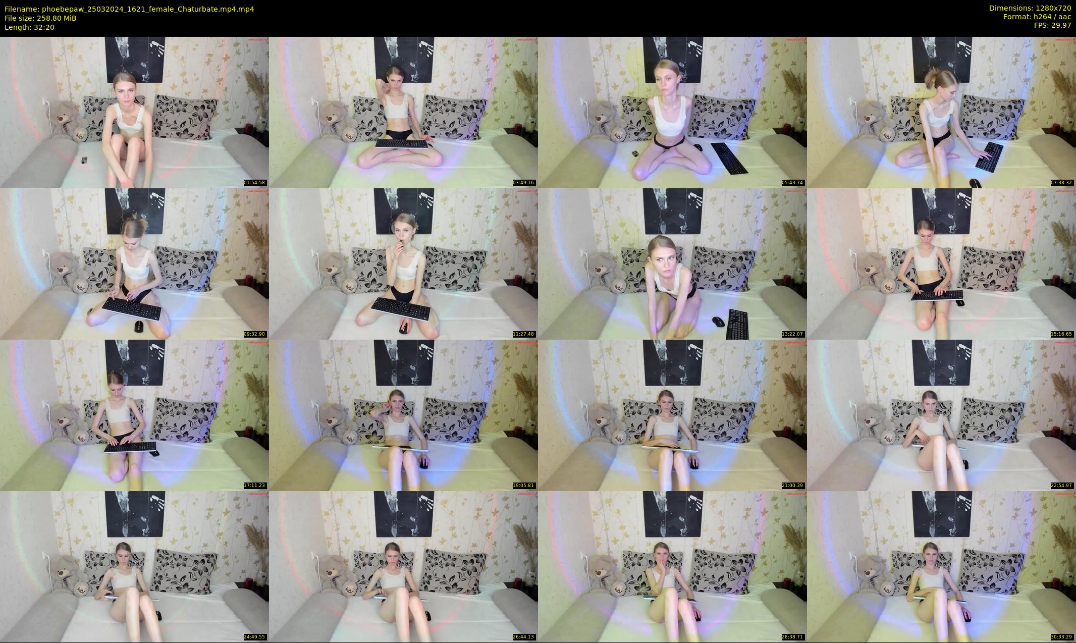 phoebepaw — 33 minute Chaturbate female cam show recording, 720p, Mar 25, 2024