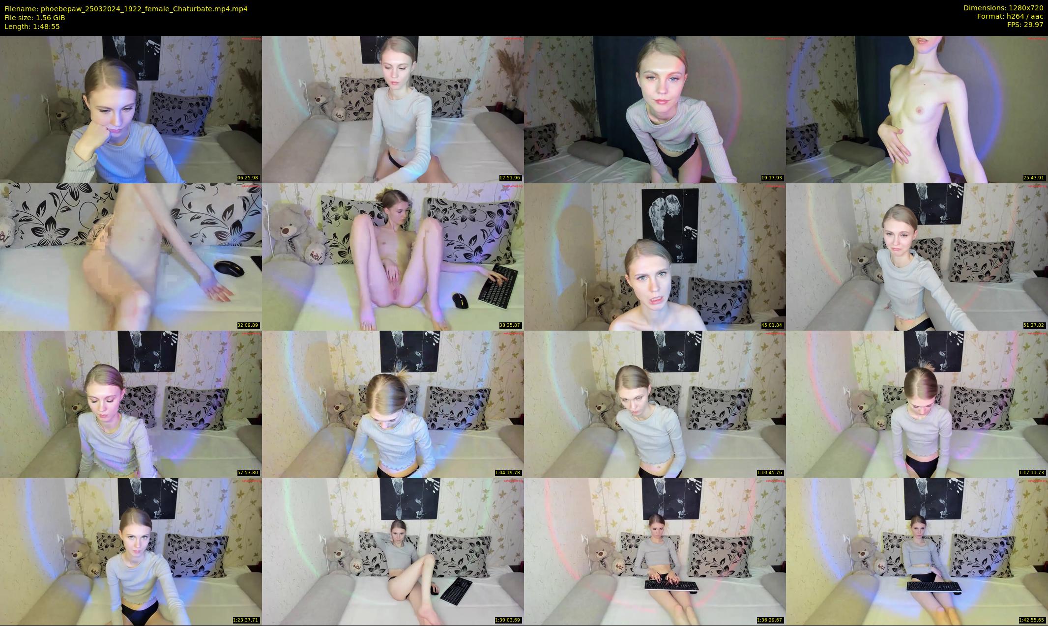 phoebepaw — 109 minute Chaturbate female cam show recording, 720p, Mar 25, 2024