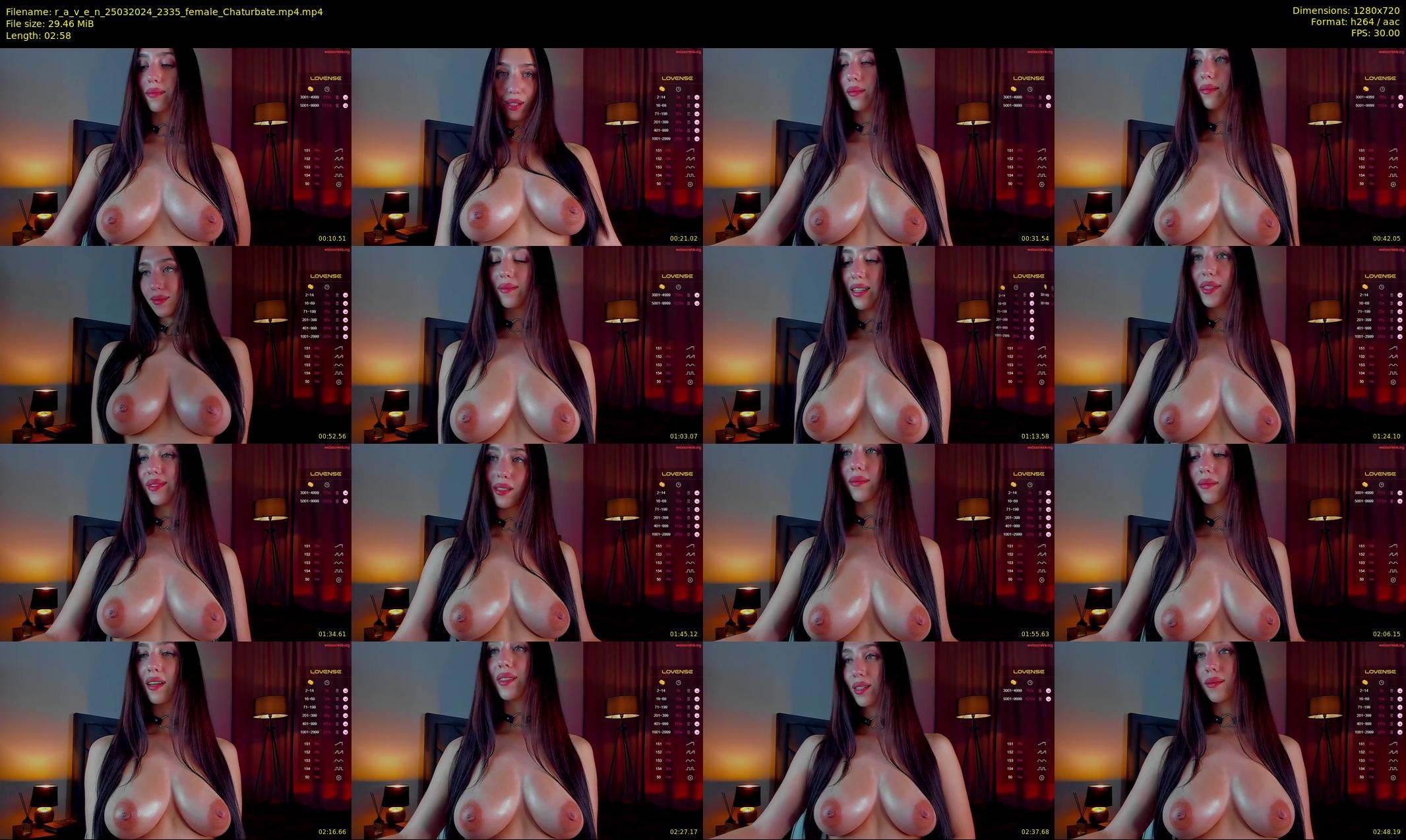r_a_v_e_n — 3 minute Chaturbate female cam show recording, 720p, Mar 25, 2024