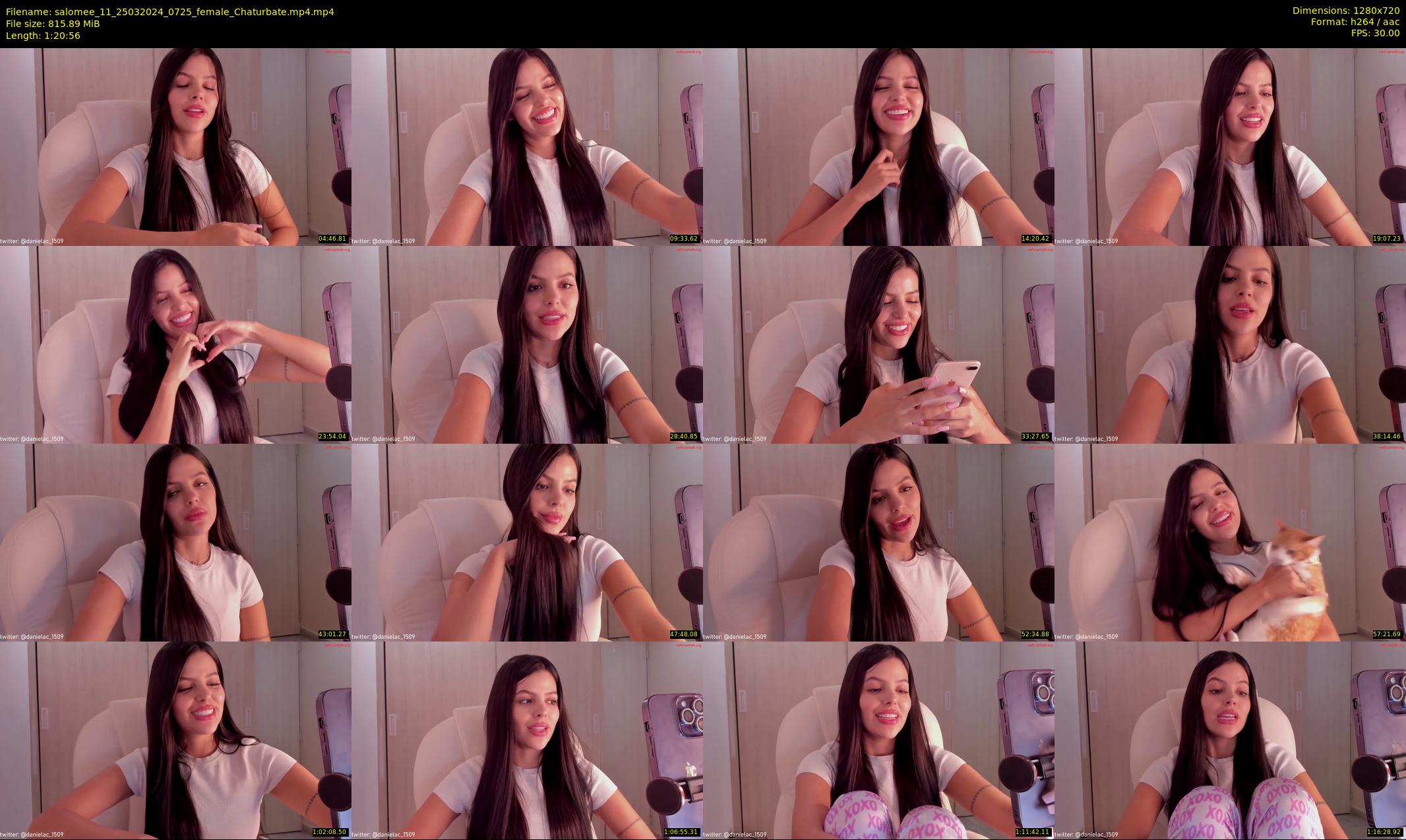 salomee_11 — 81 minute Chaturbate female cam show recording, 720p, Mar 25, 2024