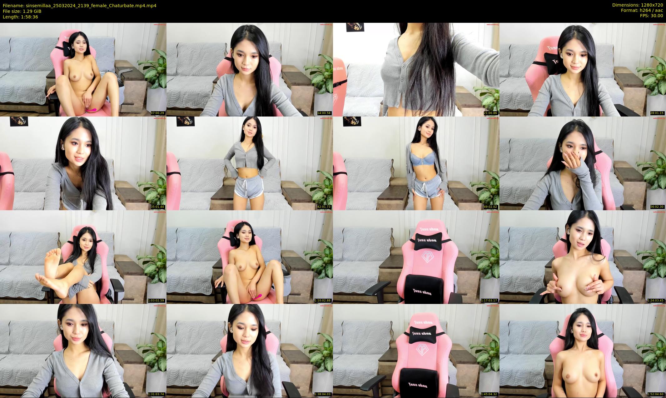 sinsemillaa — 119 minute Chaturbate female cam show recording, 720p, Mar 25, 2024