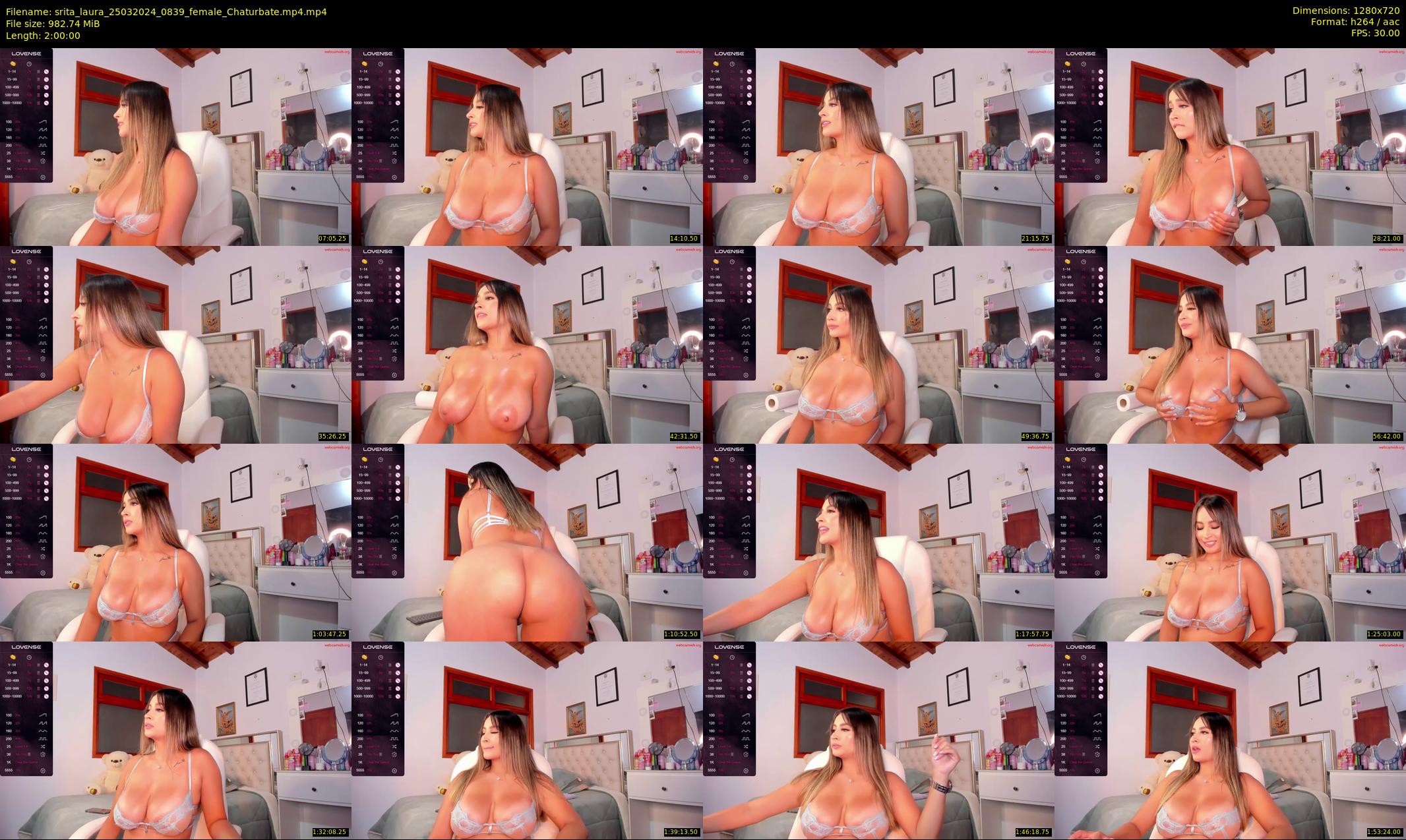 srita_laura — 120 minute Chaturbate female cam show recording, 720p, Mar 25, 2024
