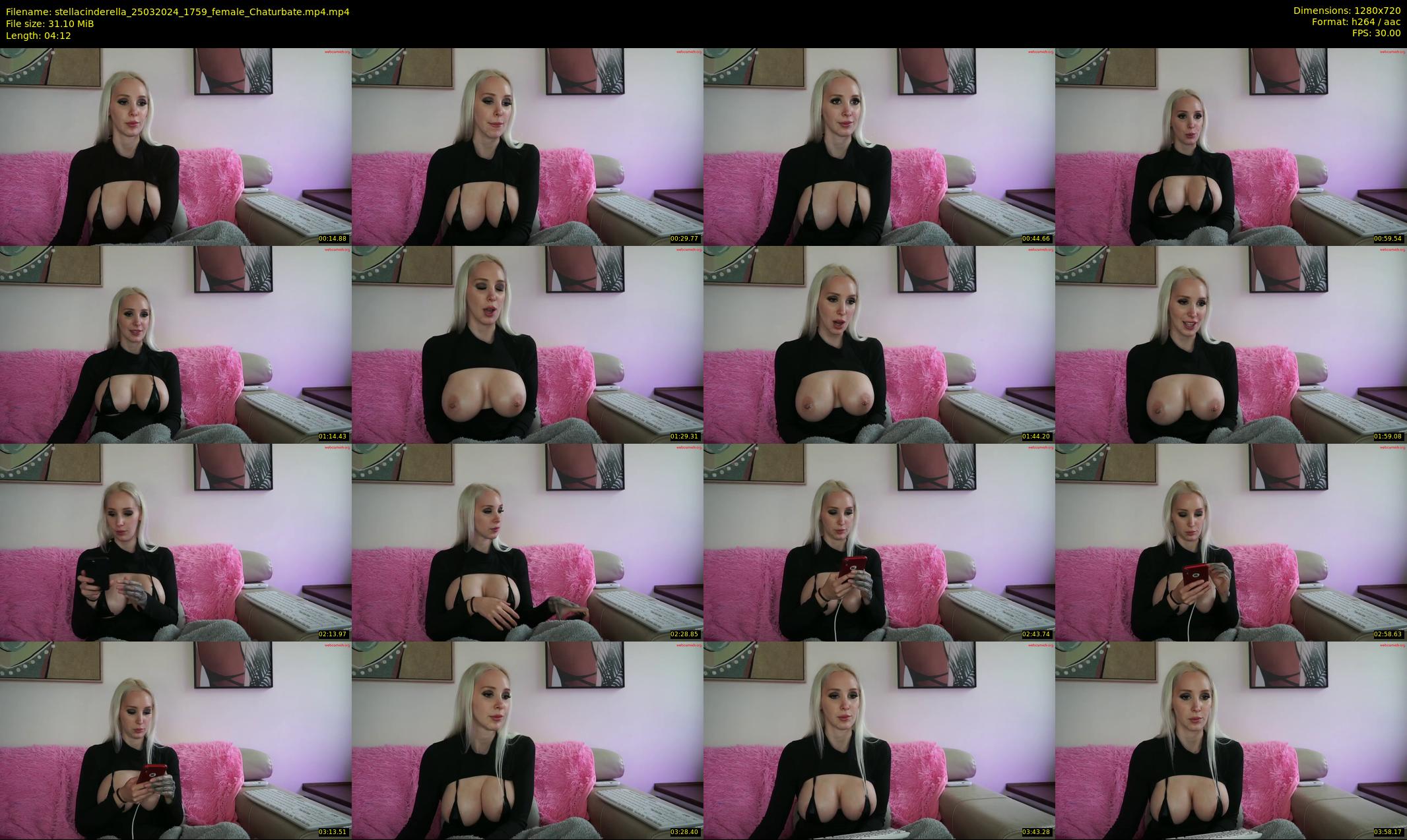 stellacinderella — 5 minute Chaturbate female cam show recording, 720p, Mar 25, 2024