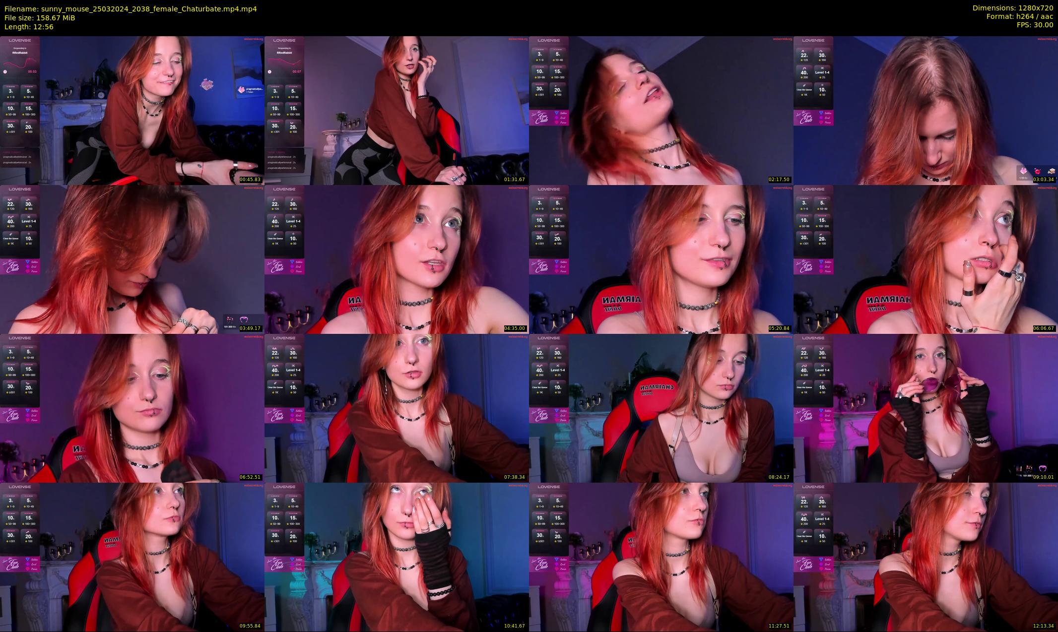 sunny_mouse — 13 minute Chaturbate female cam show recording, 720p, Mar 25, 2024