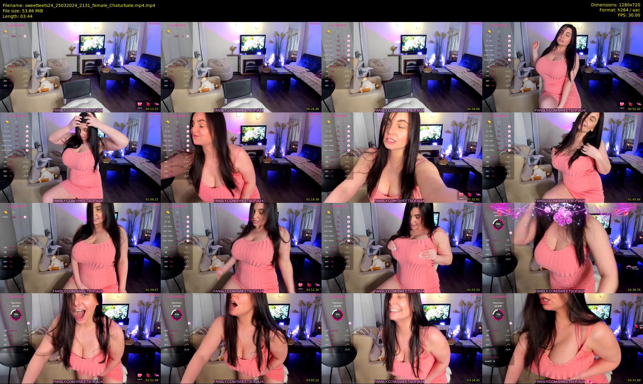 sweetteets24 — 4 minute Chaturbate female cam show recording, 720p, Mar 25, 2024