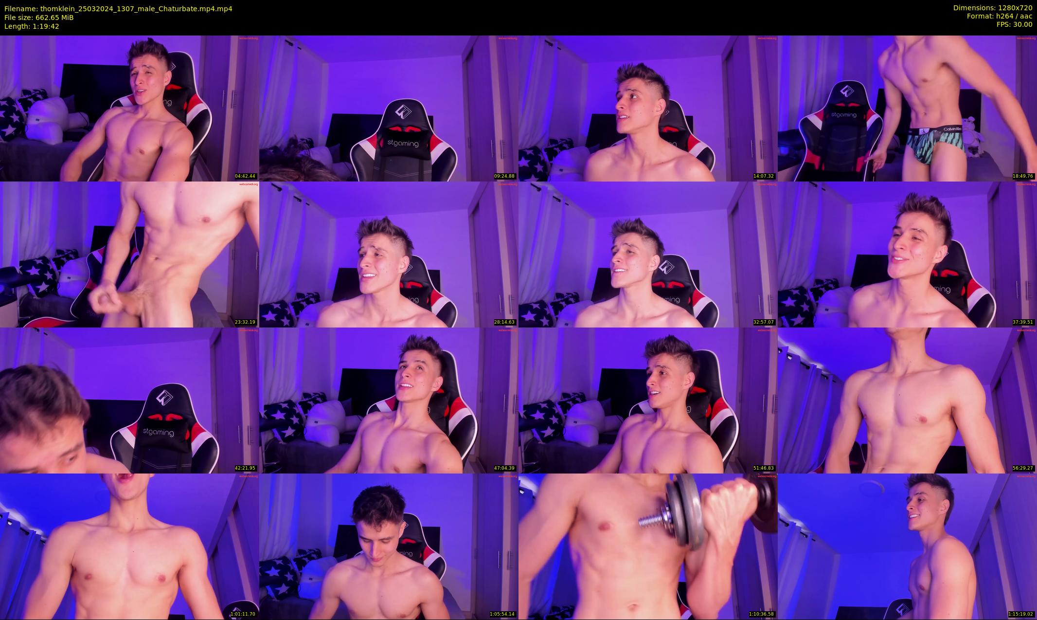 thomklein — 80 minute Chaturbate male cam show recording, 720p, Mar 25, 2024