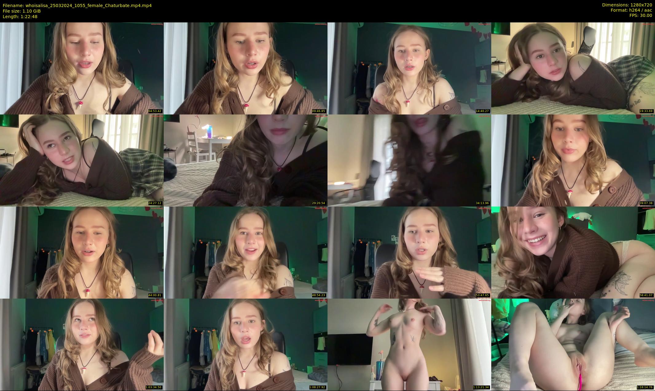 whoisalisa — 83 minute Chaturbate female cam show recording, 720p, Mar 25, 2024