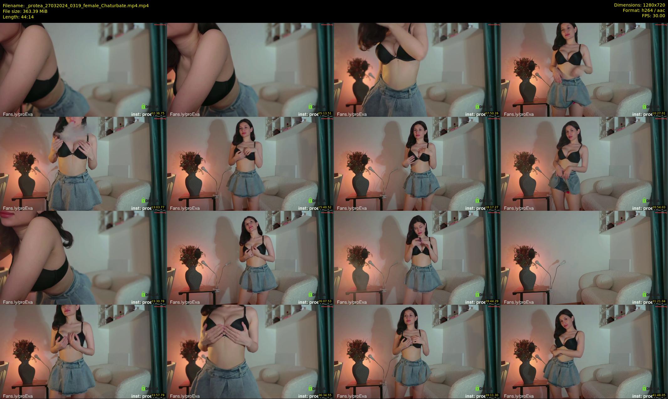 _protea — 45 minute Chaturbate female cam show recording, 720p, Mar 27, 2024