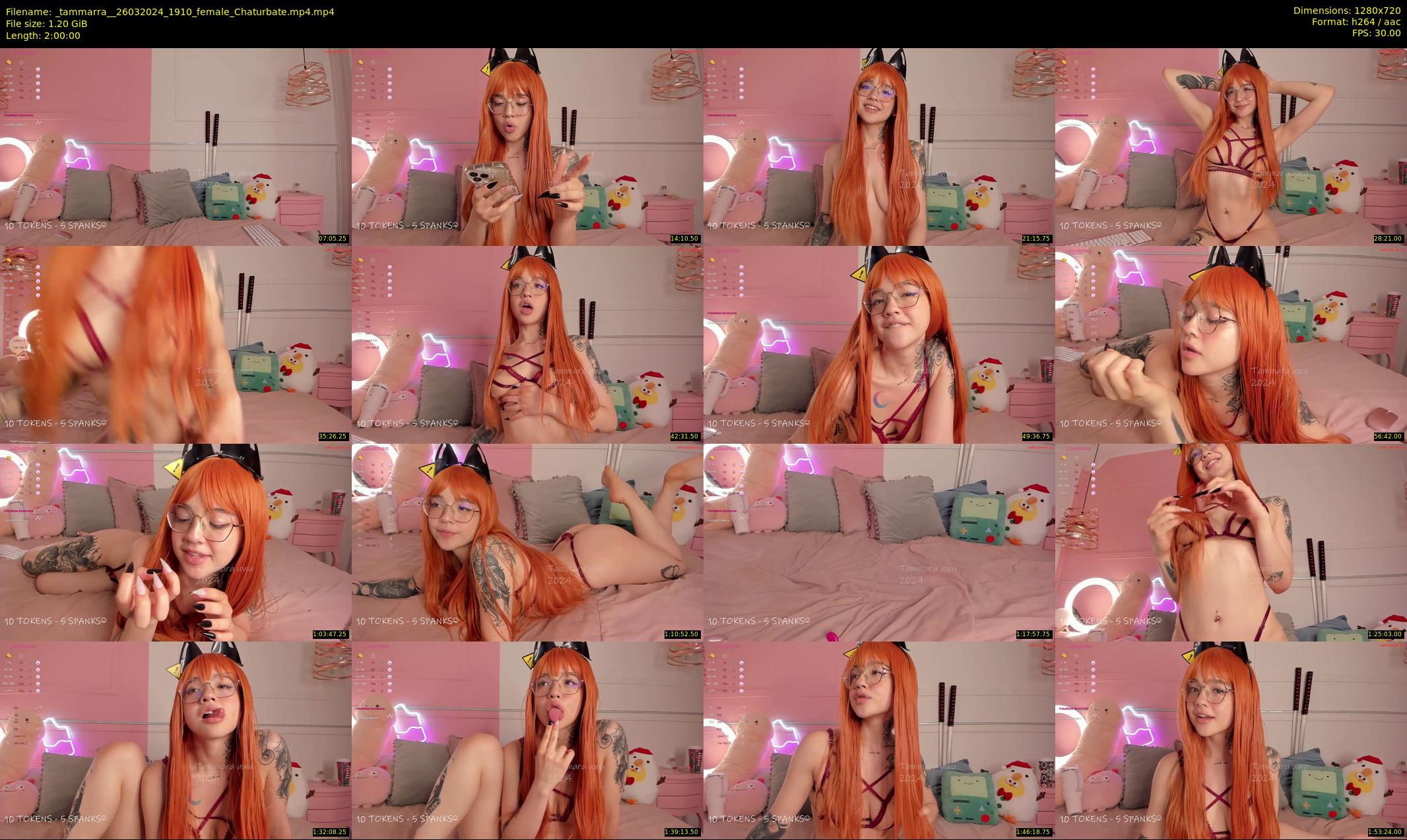 _tammarra_ — 120 minute Chaturbate female cam show recording, 720p, Mar 26, 2024