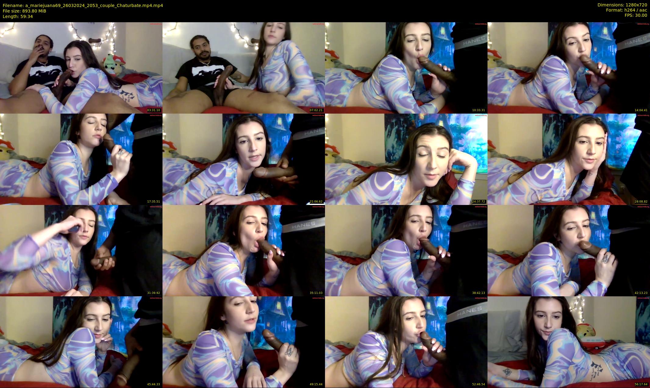 a_mariejuana69 — 60 minute Chaturbate couple cam show recording, 720p, Mar 26, 2024