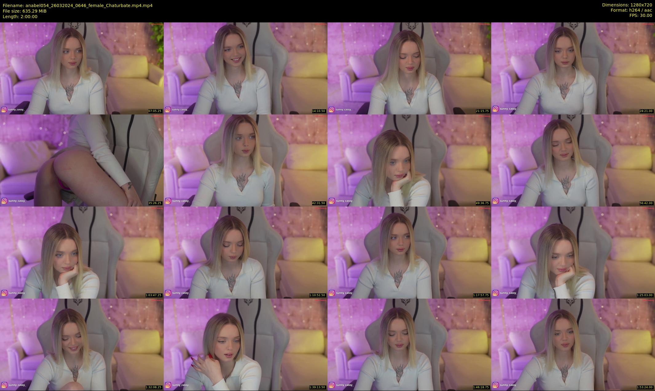 anabel054 — 120 minute Chaturbate female cam show recording, 720p, Mar 26, 2024