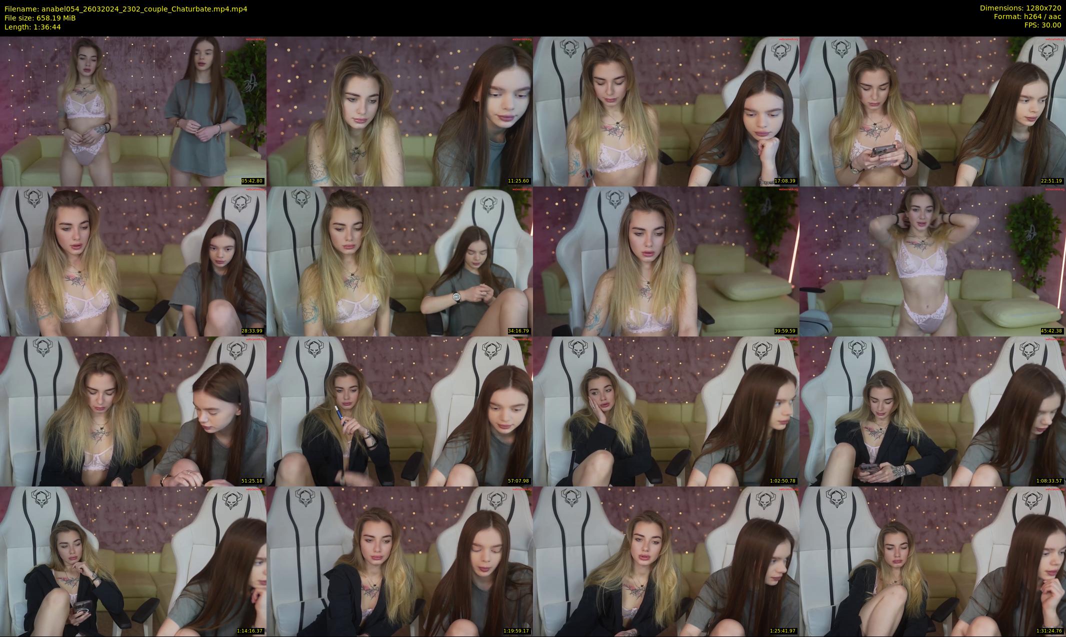 anabel054 — 97 minute Chaturbate female cam show recording, 720p, Mar 26, 2024