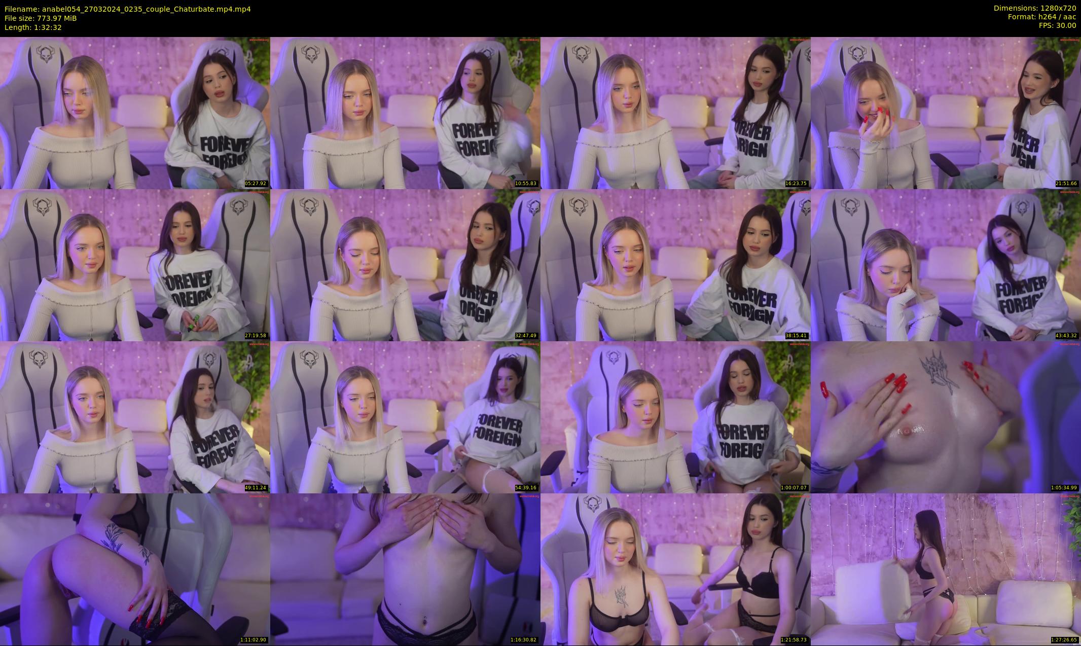 anabel054 — 93 minute Chaturbate female cam show recording, 720p, Mar 27, 2024